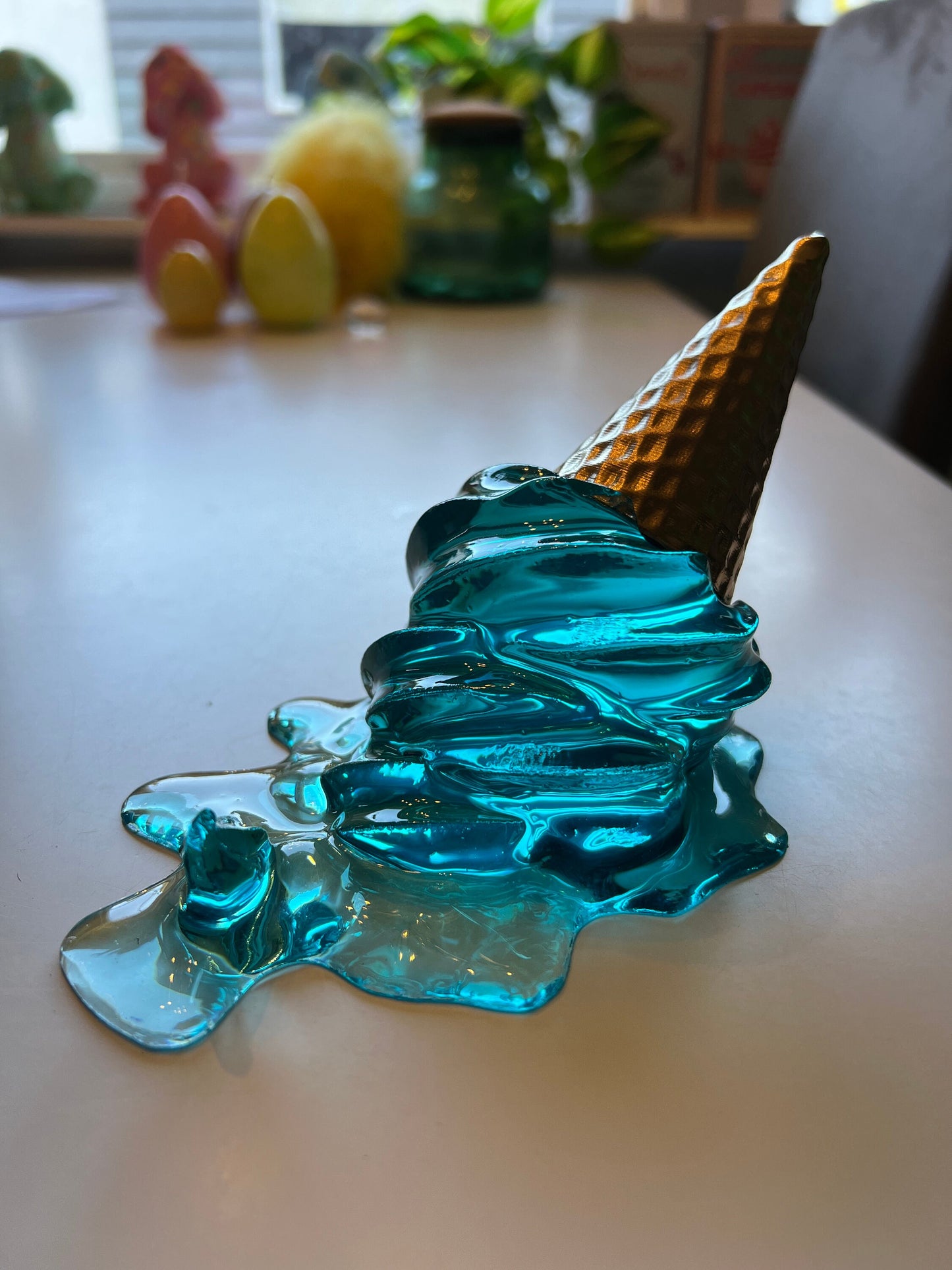 Melted ice cream sculpture *POP ART*