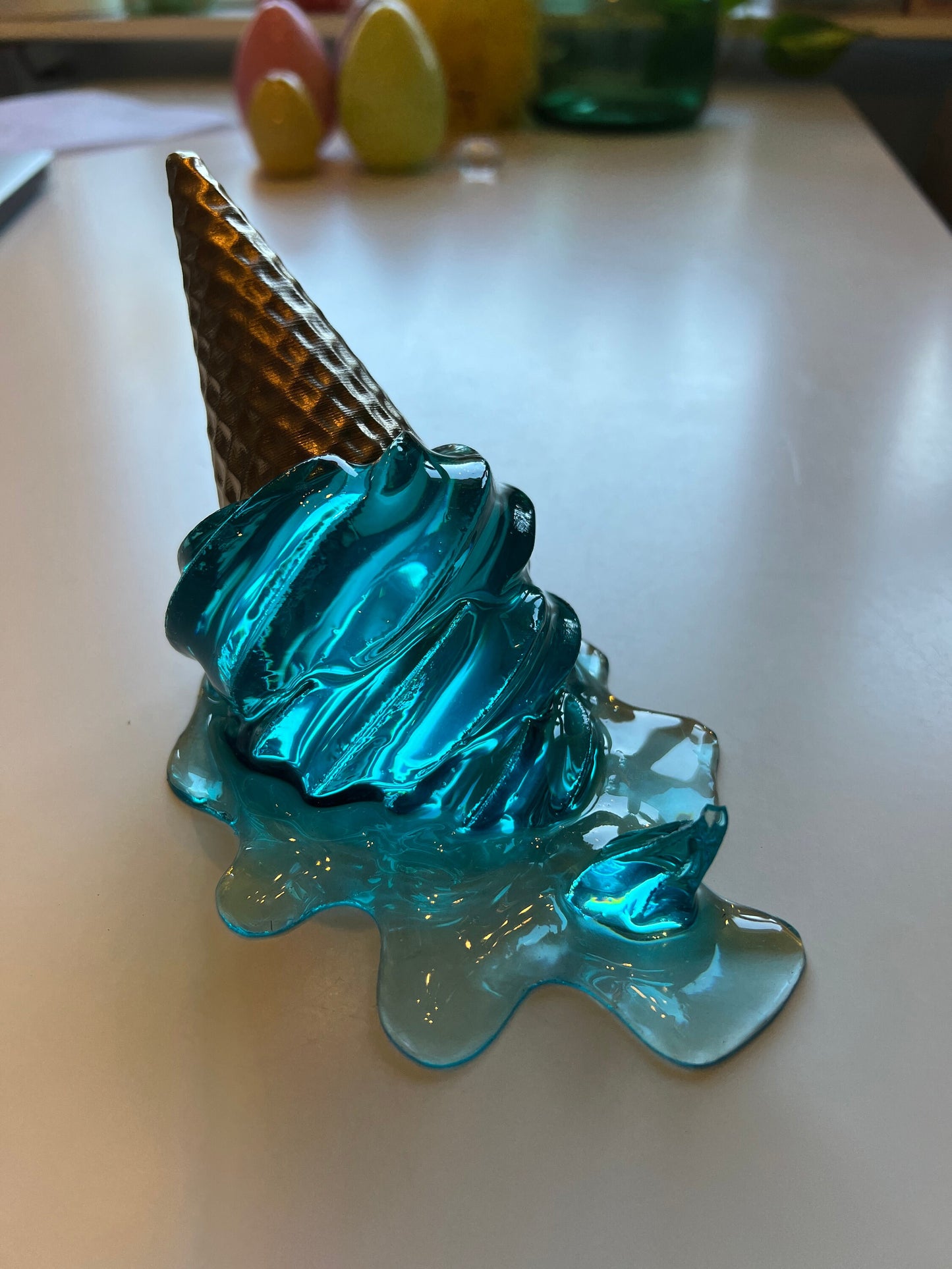 Melted ice cream sculpture *POP ART*