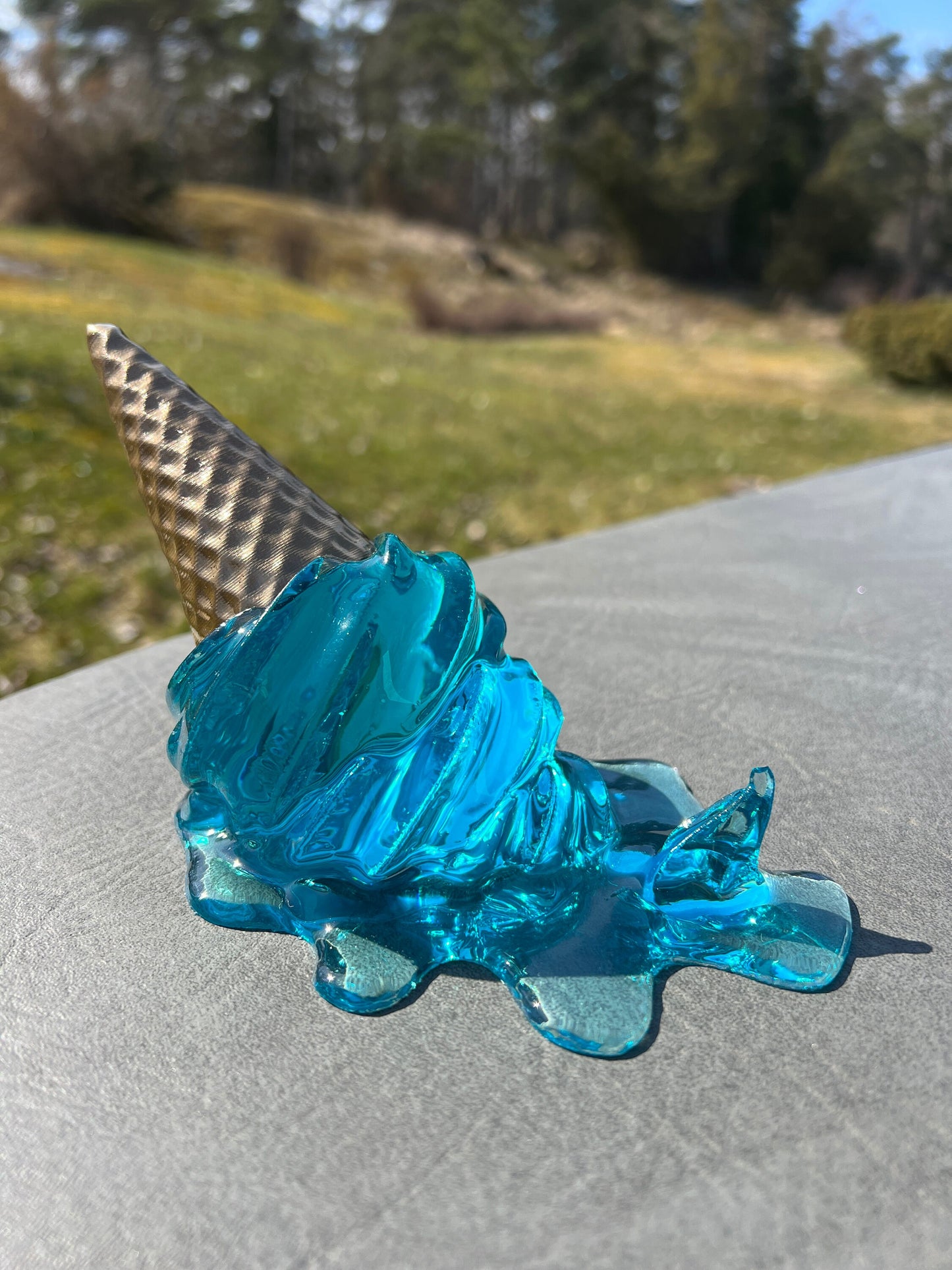 Melted ice cream sculpture *POP ART*