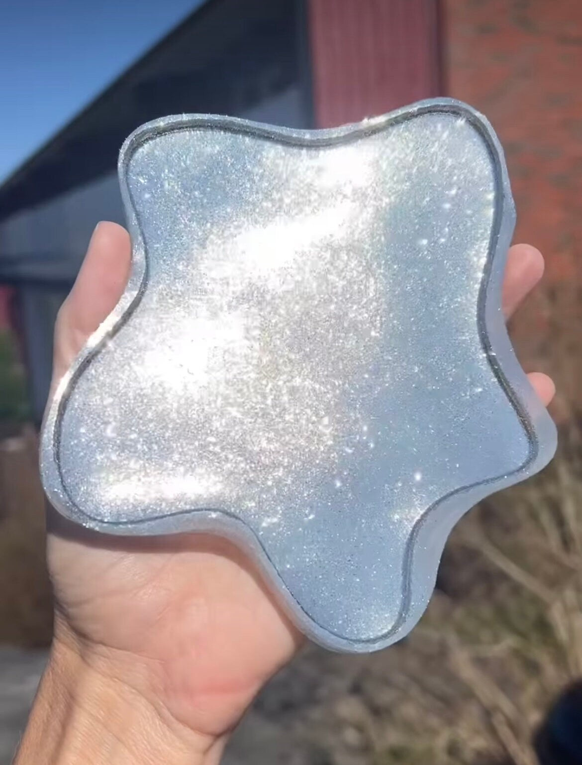 Big melted lollipop silicone mold / Resin mold