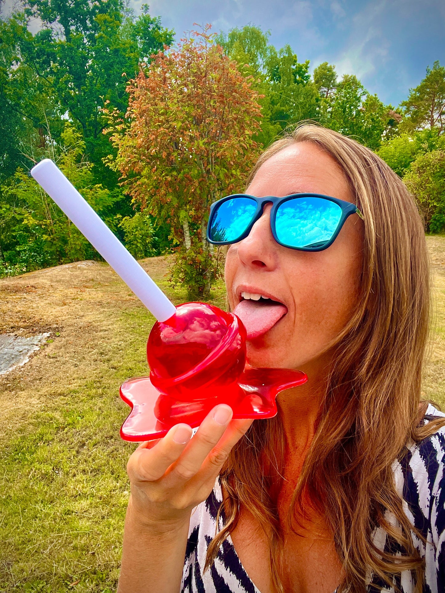 Big melted lollipop silicone mold / Resin mold