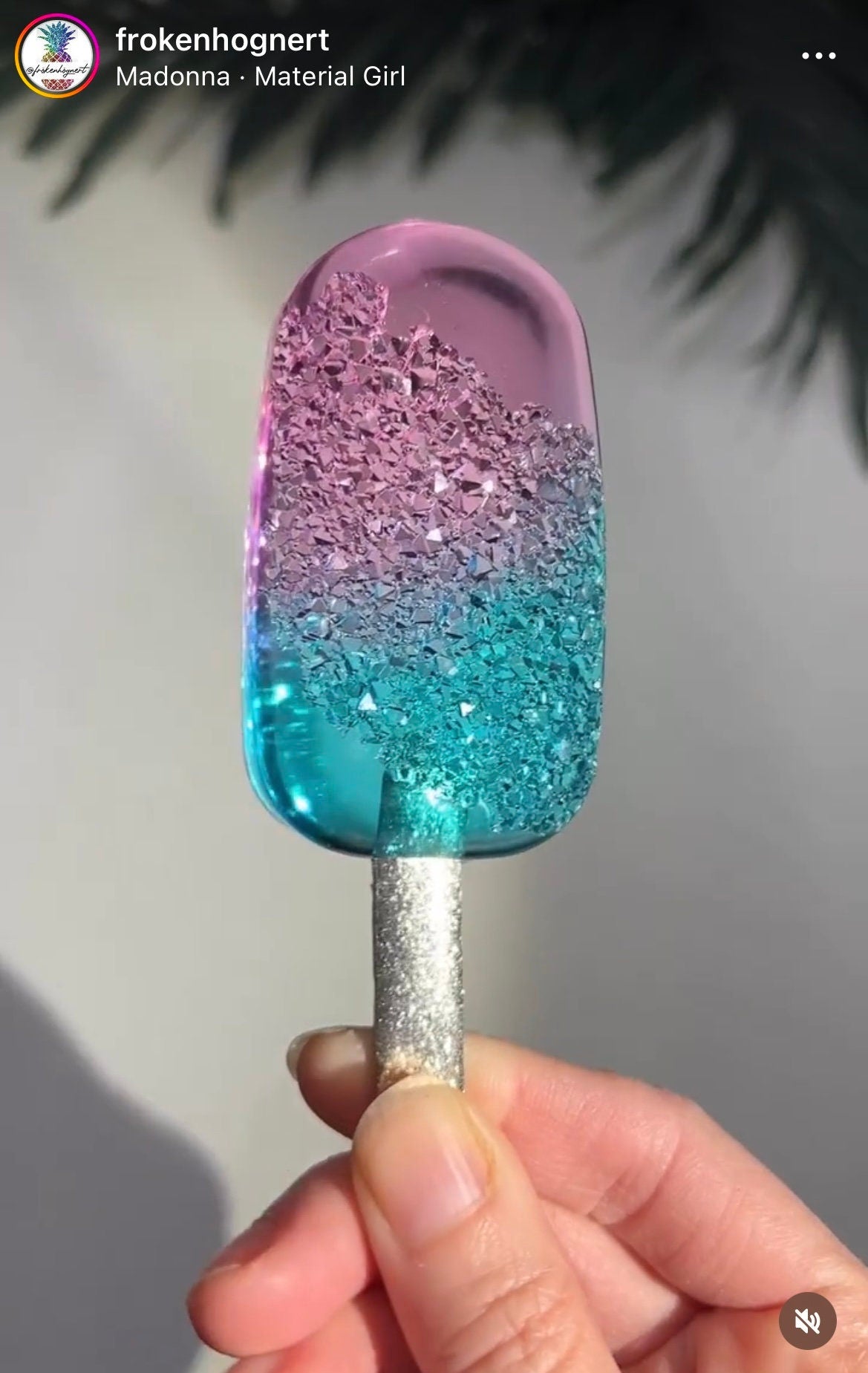 Crystal Popsicle silicone mold - mini / Resin mold