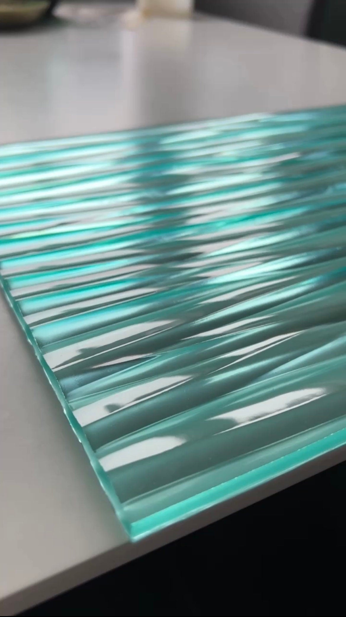 Vatten-inspirerad silikonform 60 x 30 cm