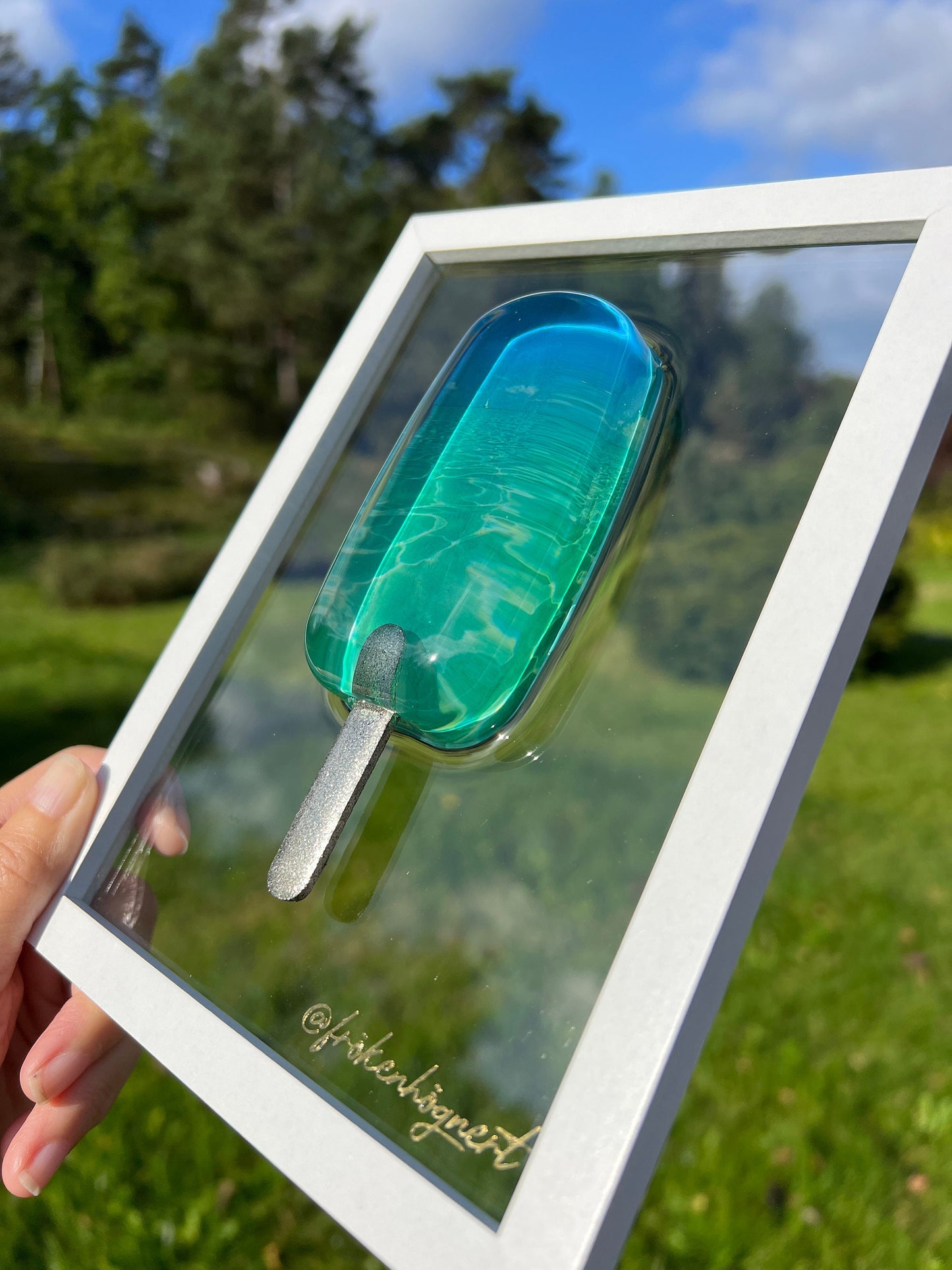 Water popsicle art painting - POP ART