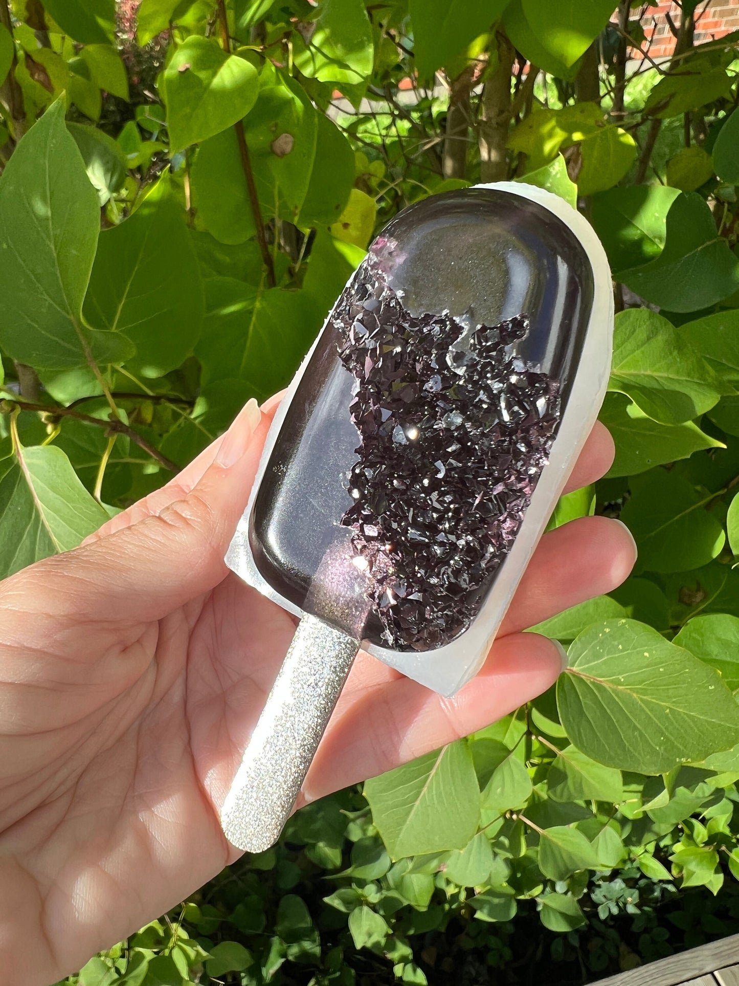 Geode crystal Popsicle silicone mold - mini / Resin mold