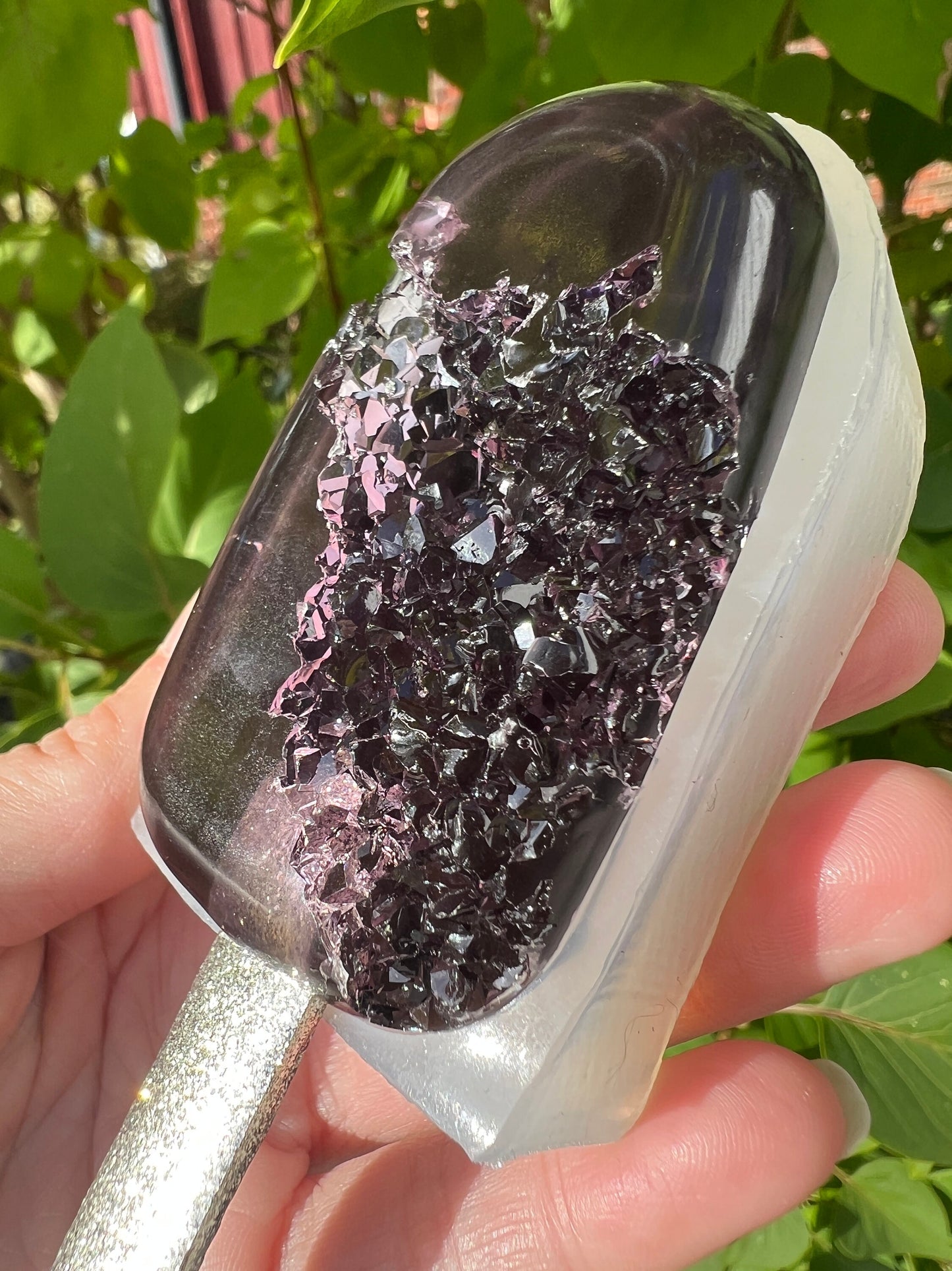 Geode crystal Popsicle silicone mold - mini / Resin mold