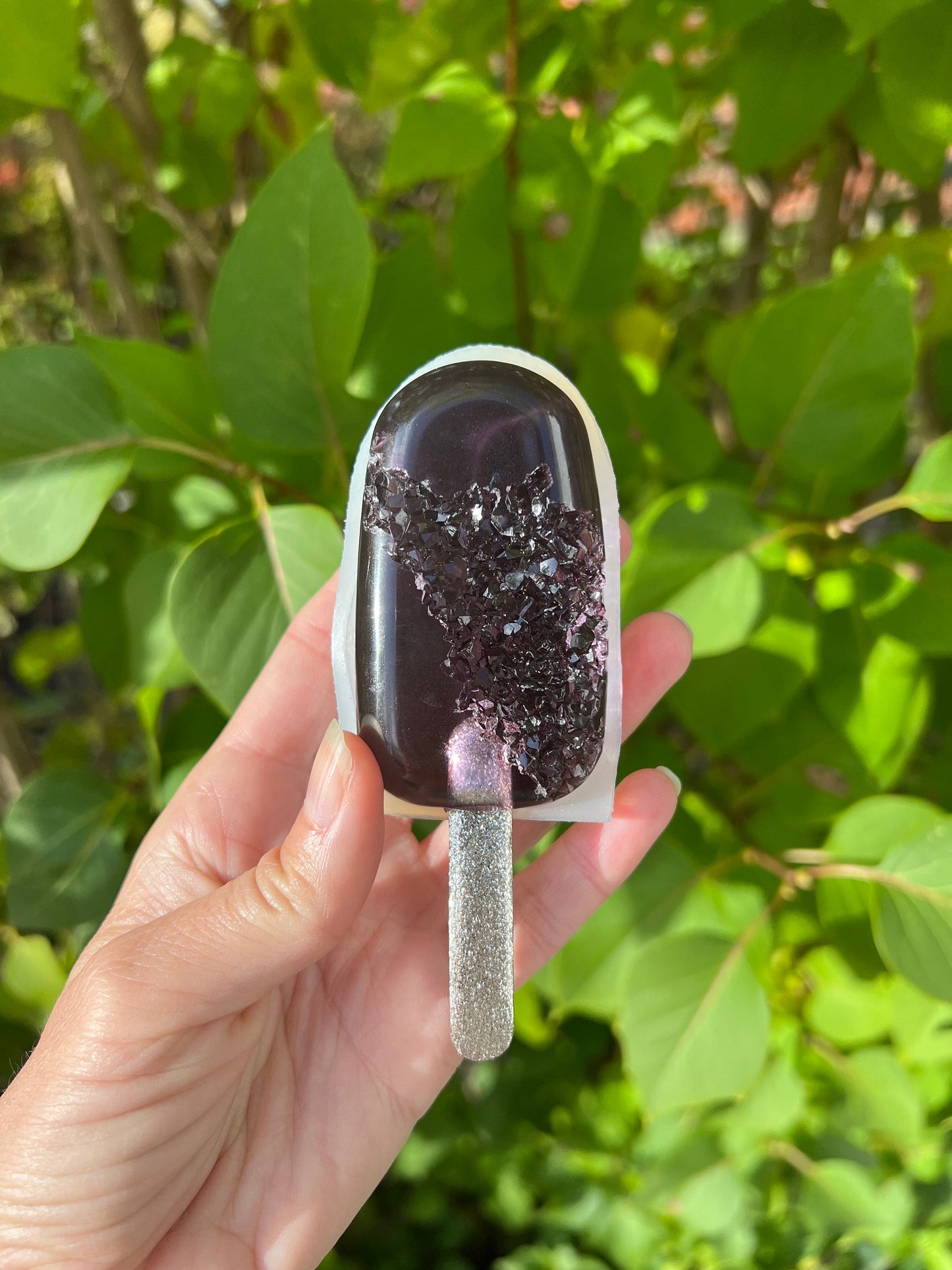 Geode crystal Popsicle silicone mold - mini / Resin mold