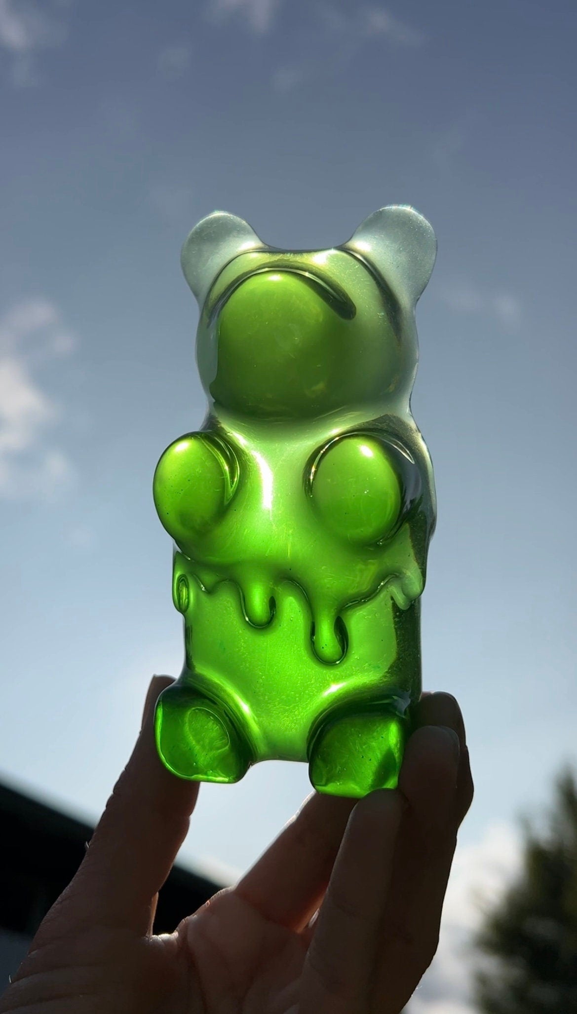 Big dripping Gummybear silicone mold / Resin mold