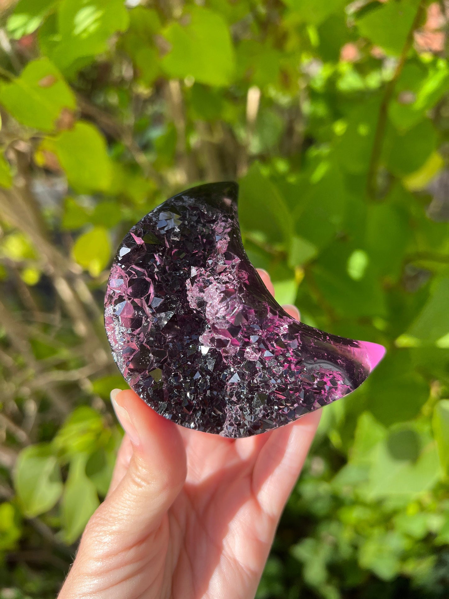 Crystal moon silicone mold / Resin mold