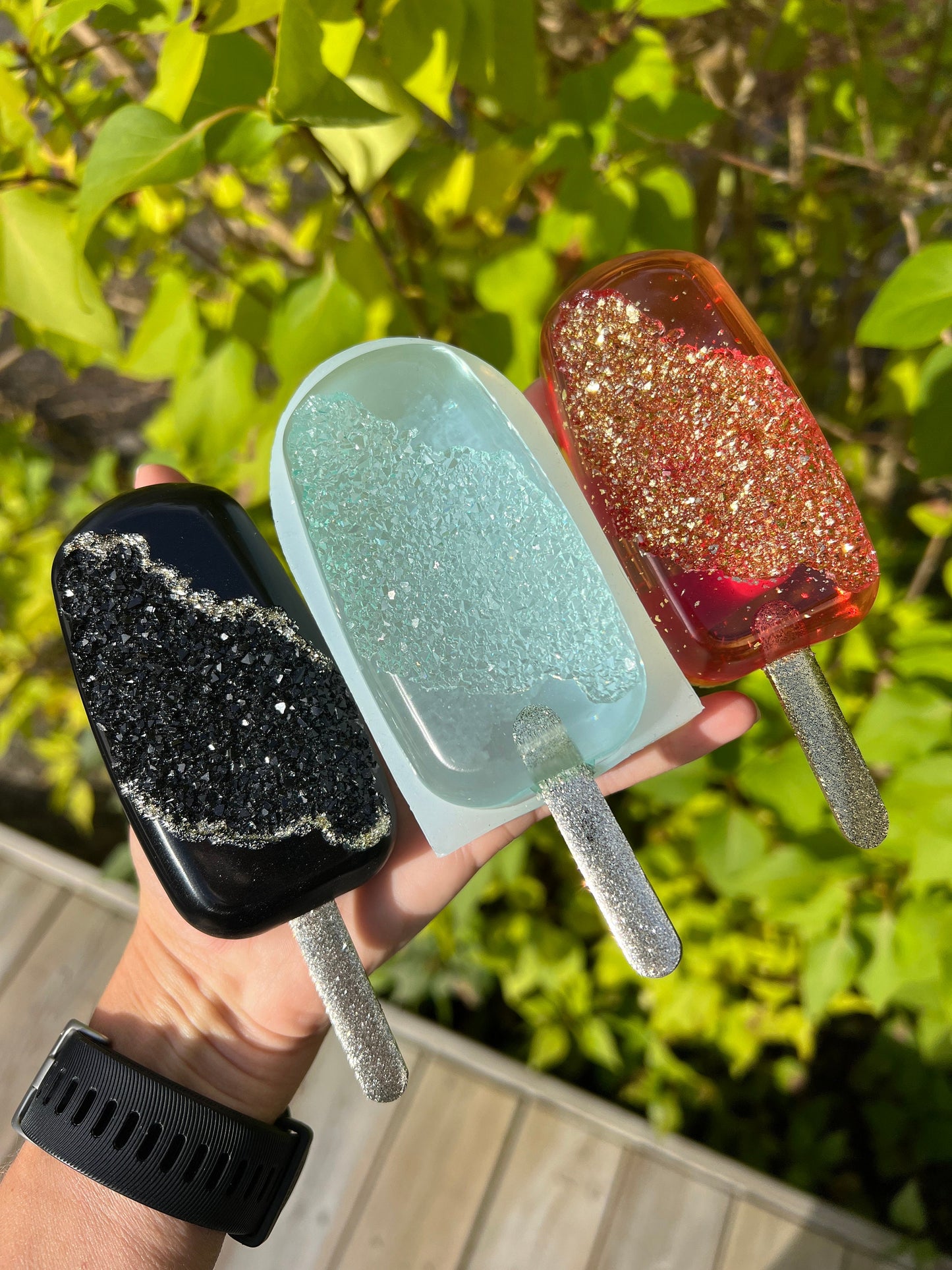 Crystal Popsicle silicone mold / Resin mold