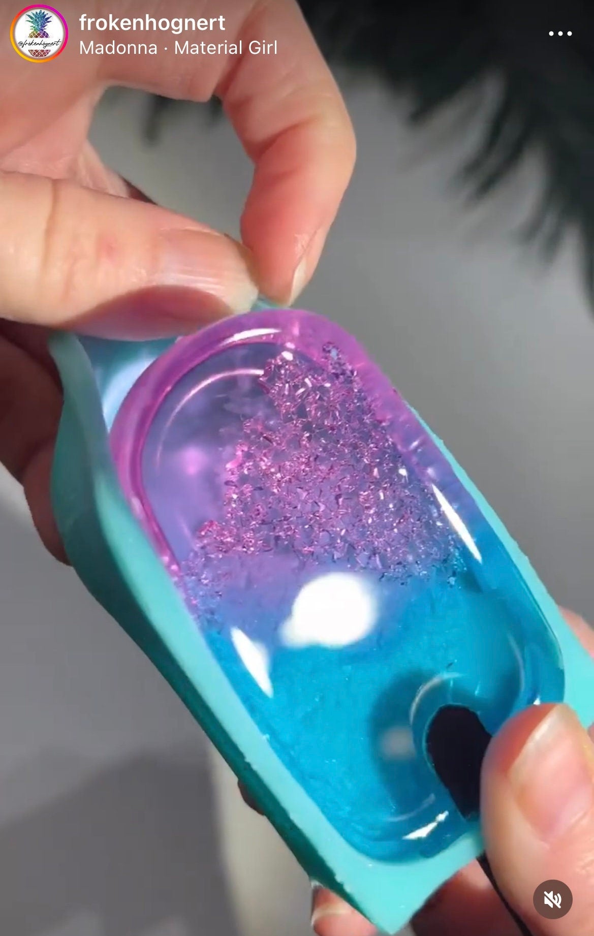 Crystal Popsicle silicone mold - mini / Resin mold