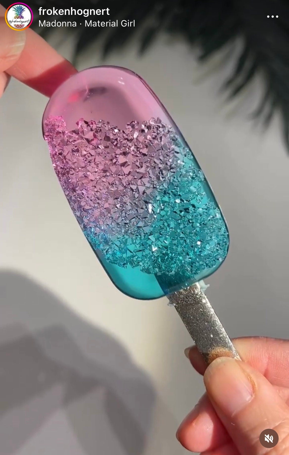 Crystal Popsicle silicone mold - mini / Resin mold