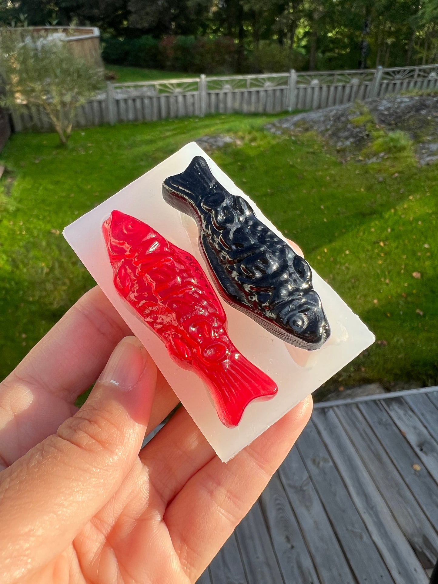2 candy fish silicone molds / Resin mold
