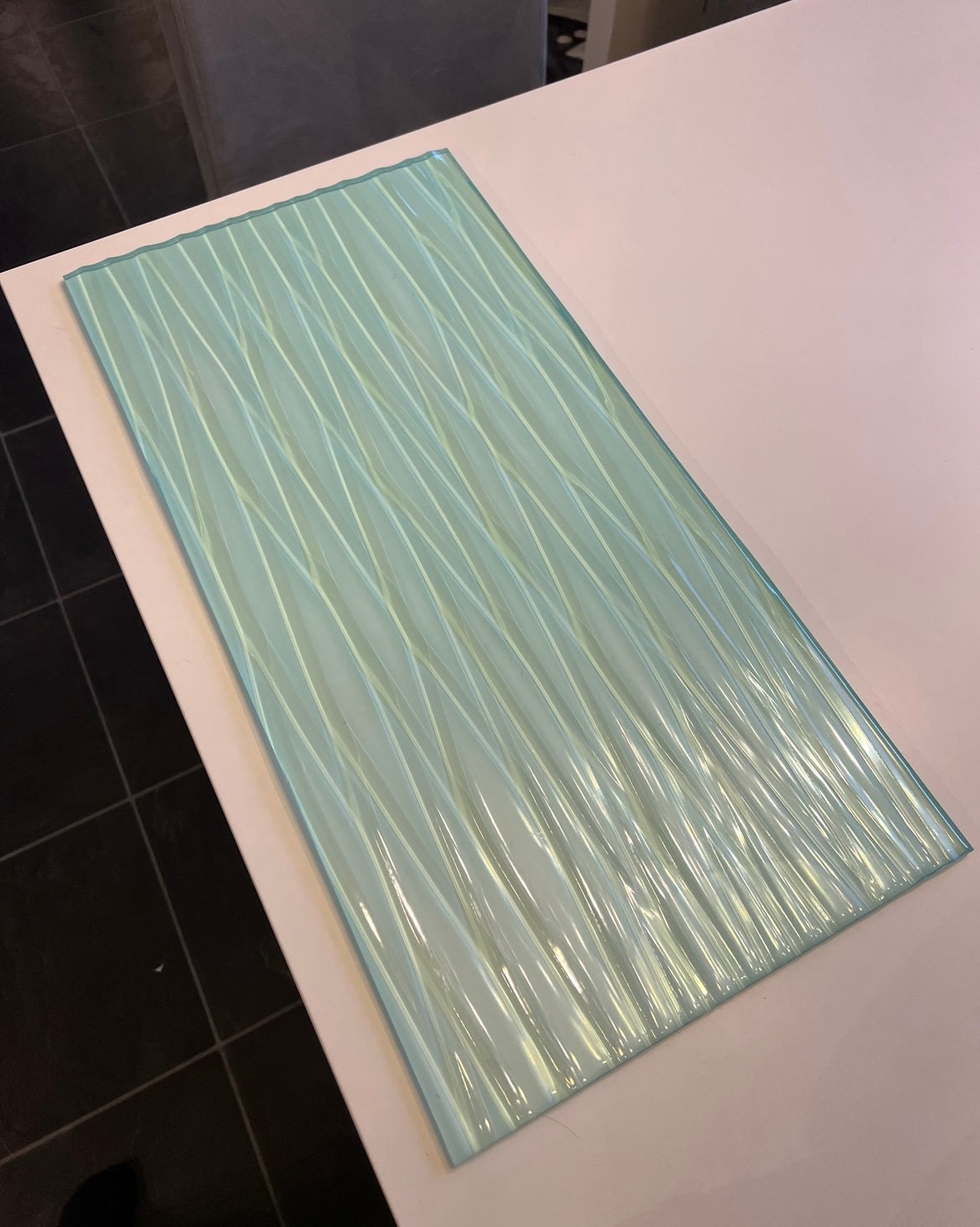 Vatten-inspirerad silikonform 60 x 30 cm