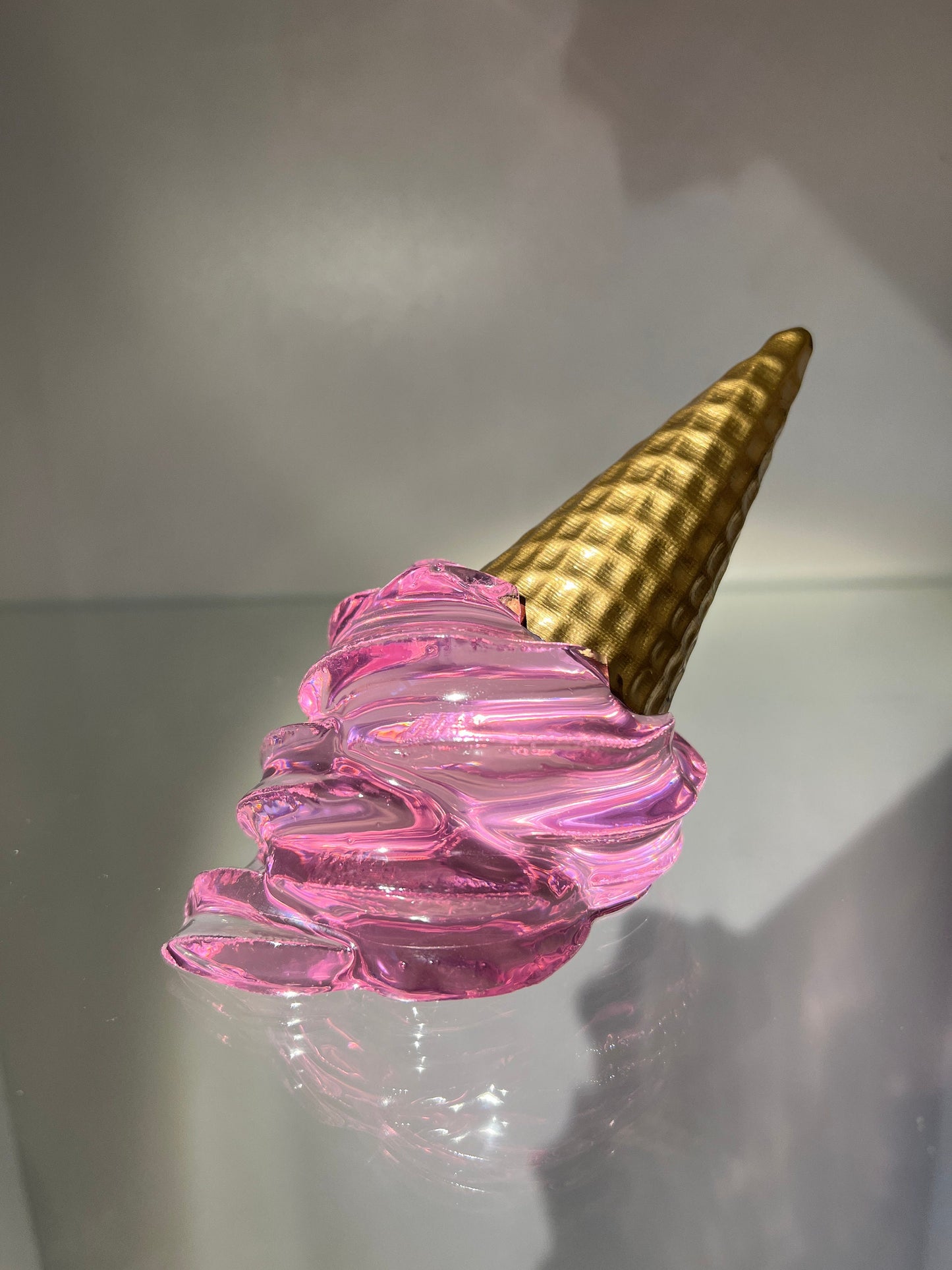 dropped ice cream sculpture *POP ART*