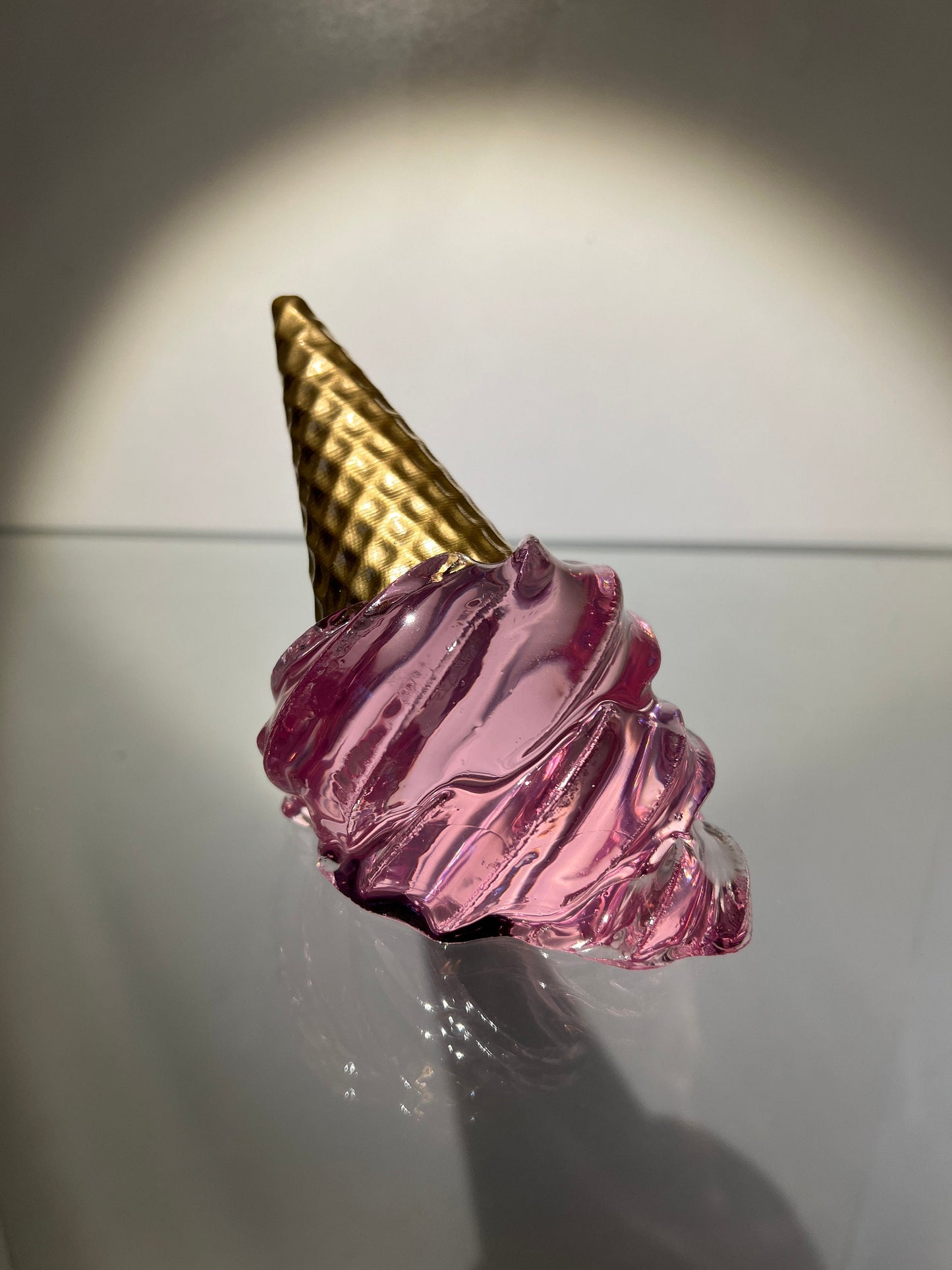 dropped ice cream sculpture *POP ART*