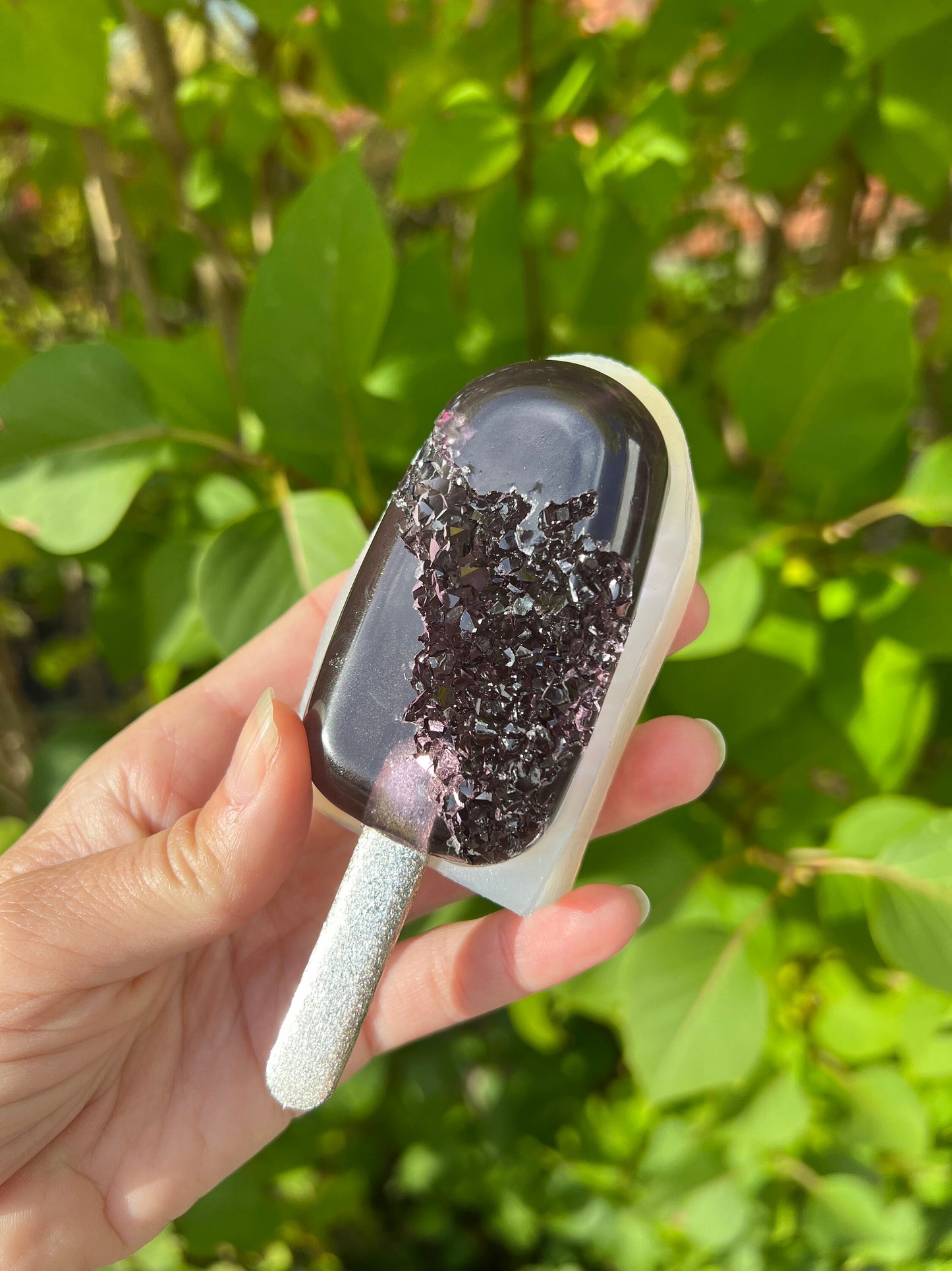 Geode crystal Popsicle silicone mold - mini / Resin mold