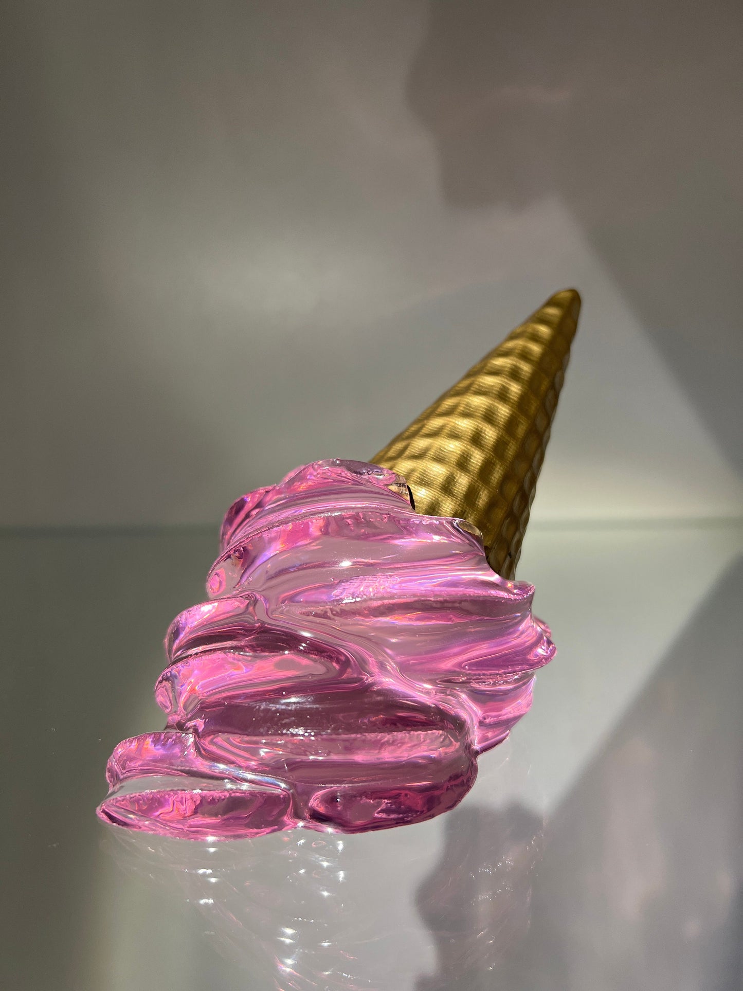 dropped ice cream sculpture *POP ART*