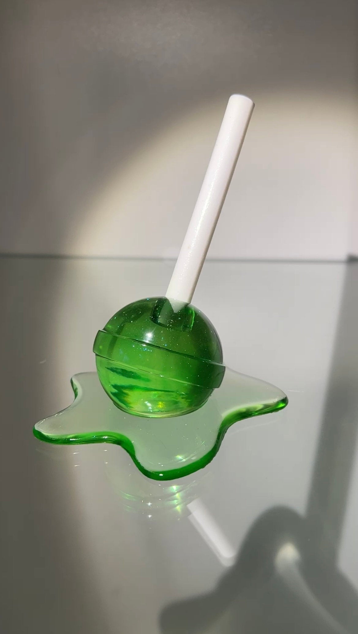 melted lollipop silicone mold - medium / Resin mold