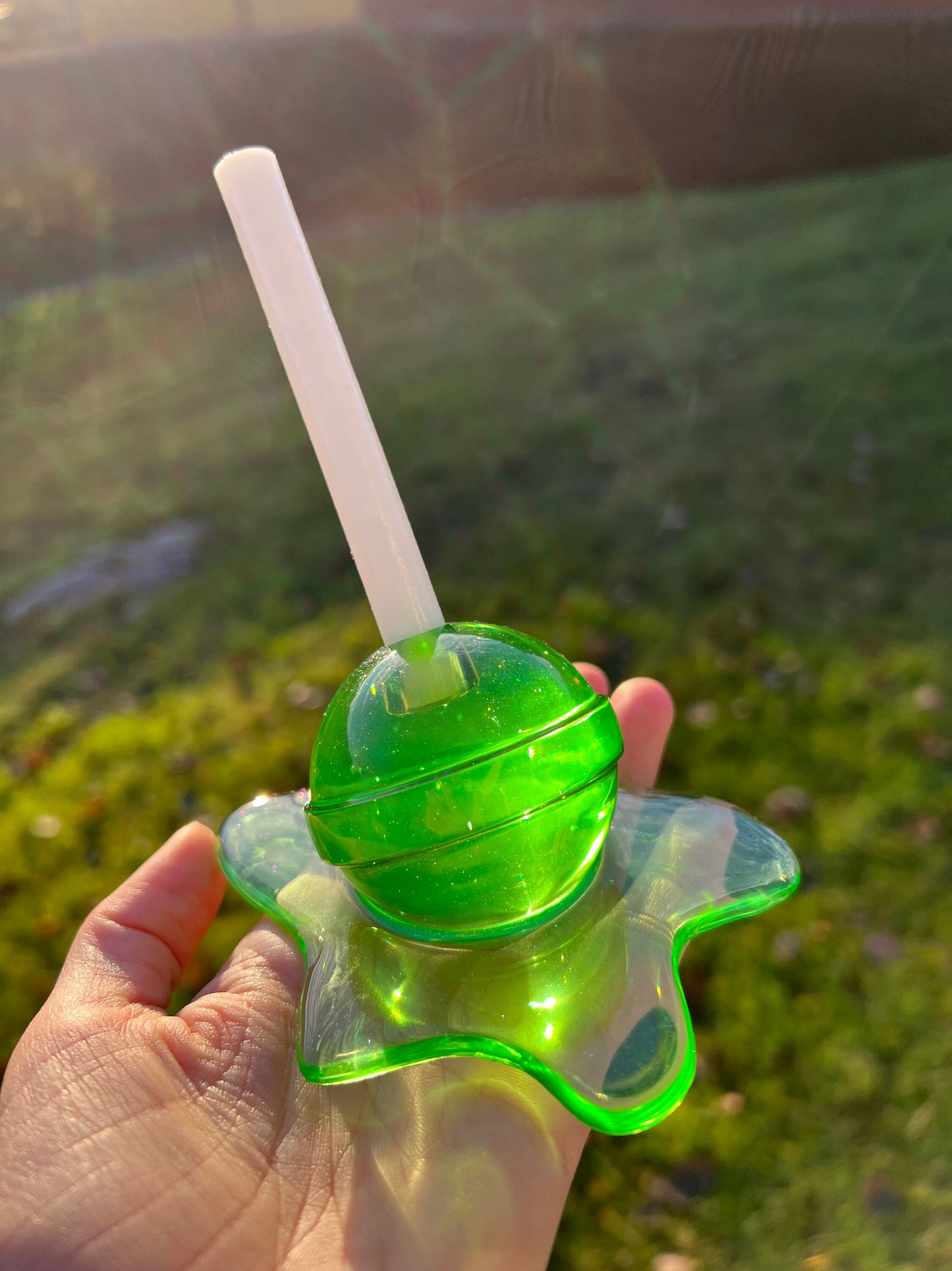 melted lollipop silicone mold - medium / Resin mold