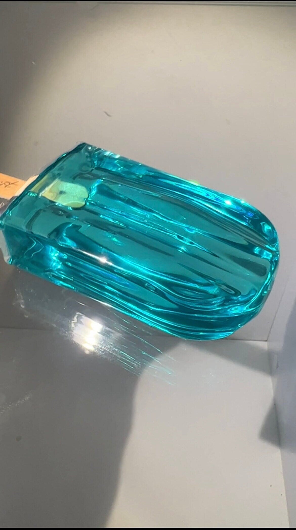 Isglass med hål för glasspinne silikonform / Resinform