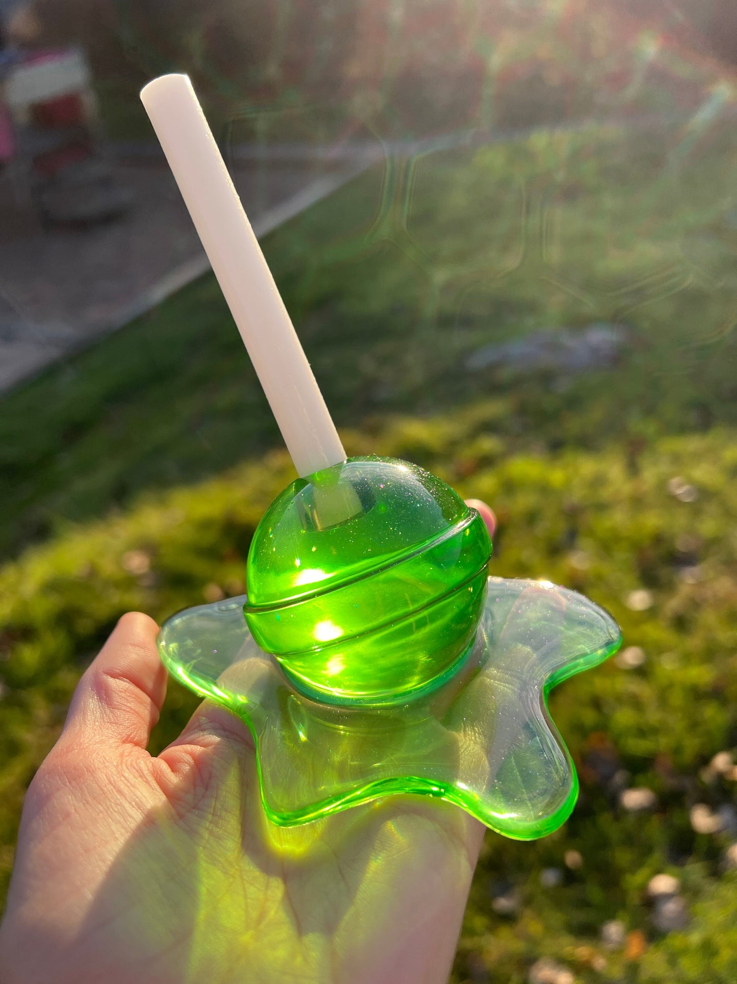 melted lollipop silicone mold - medium / Resin mold