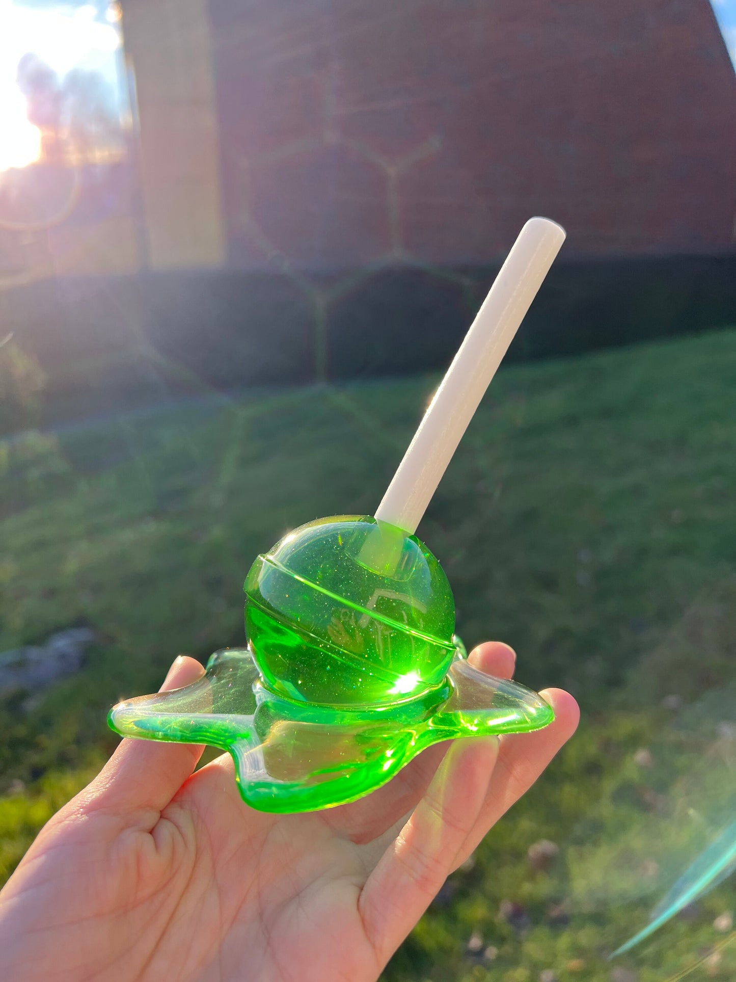 melted lollipop silicone mold - medium / Resin mold