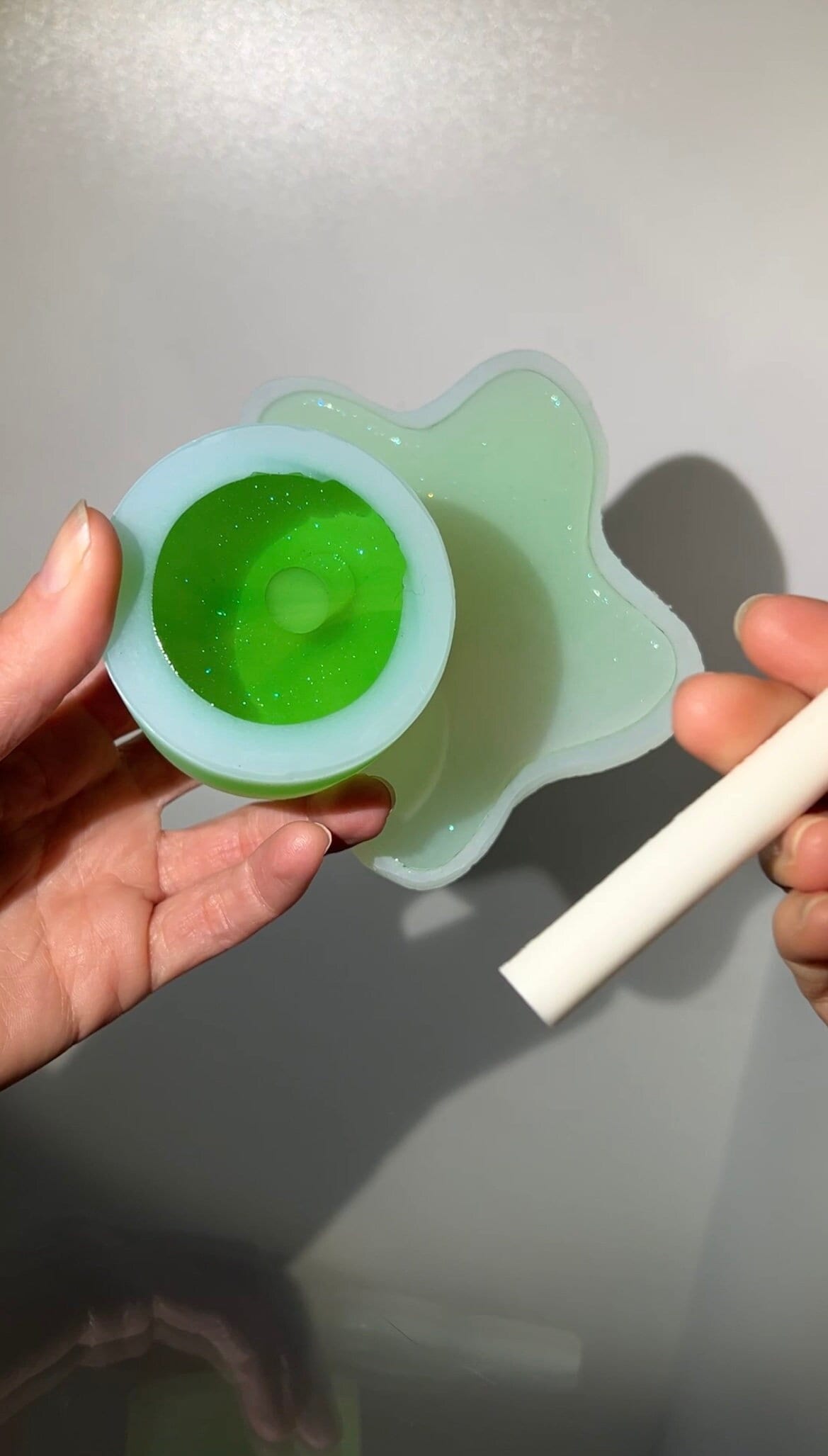 melted lollipop silicone mold - medium / Resin mold