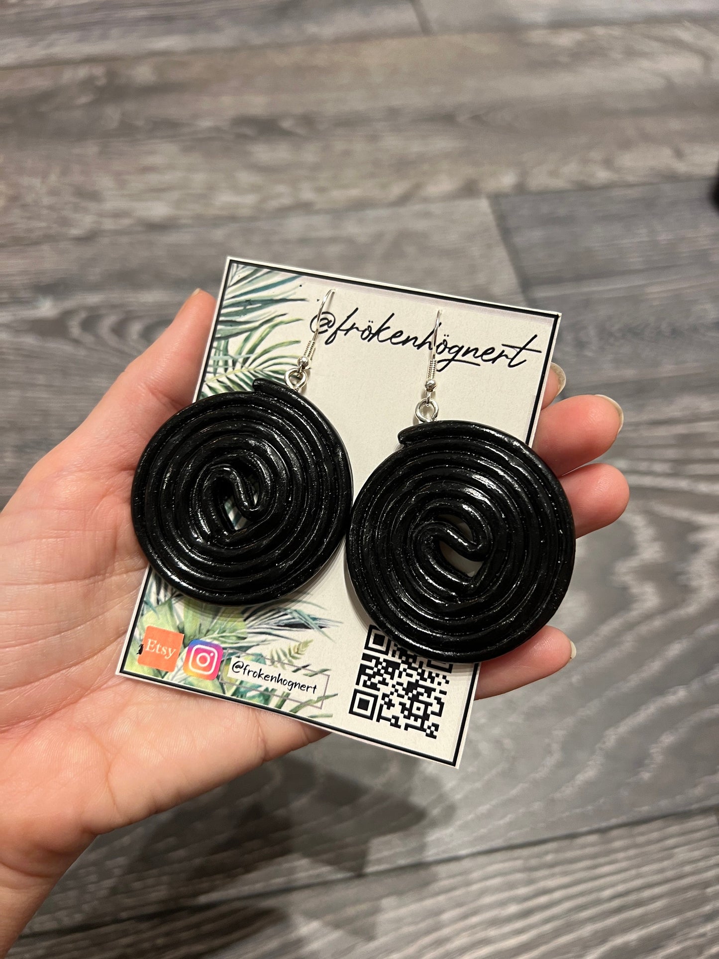 Candy rotella earrings / - Resin earrings