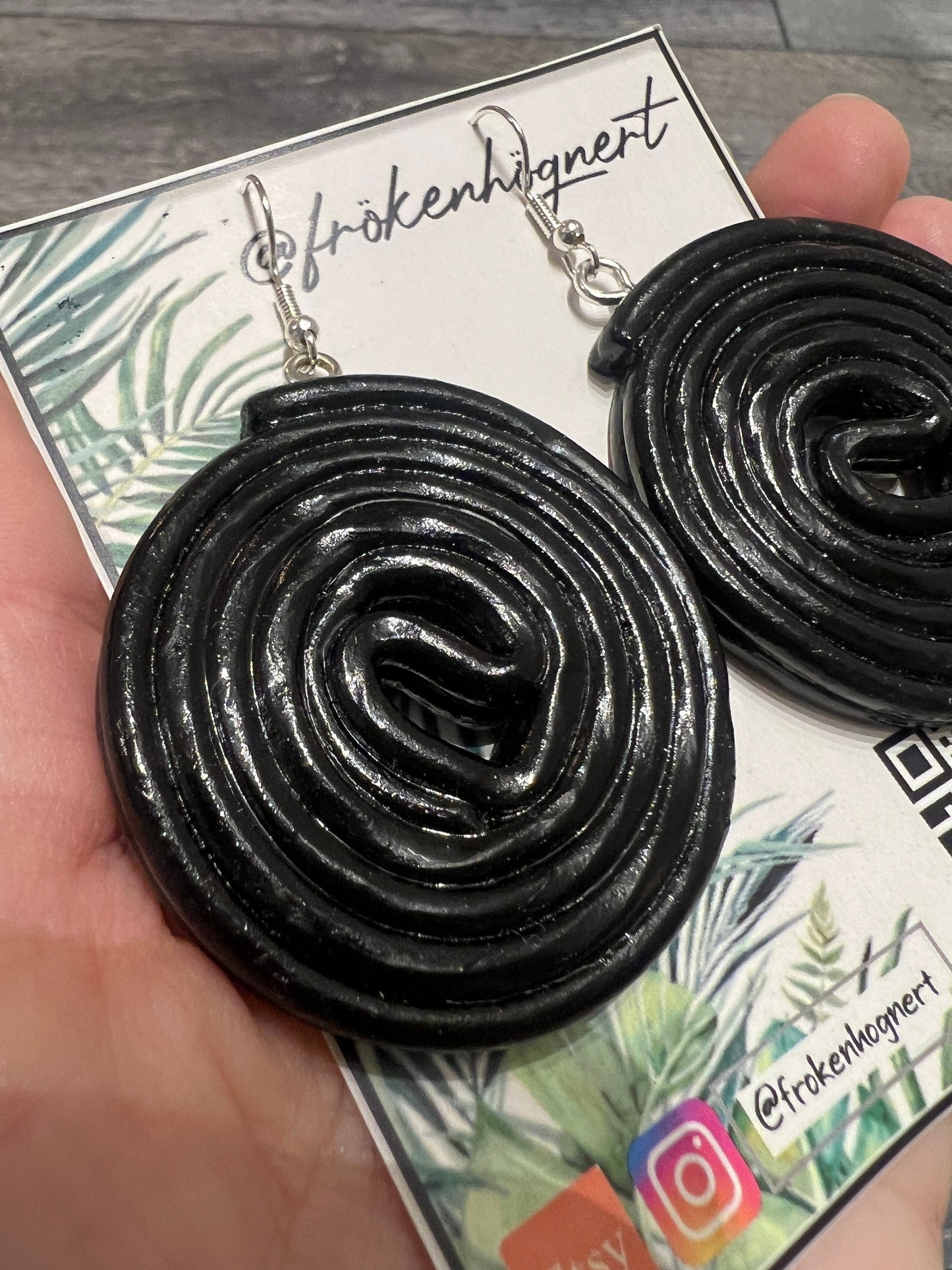 Candy rotella earrings / - Resin earrings