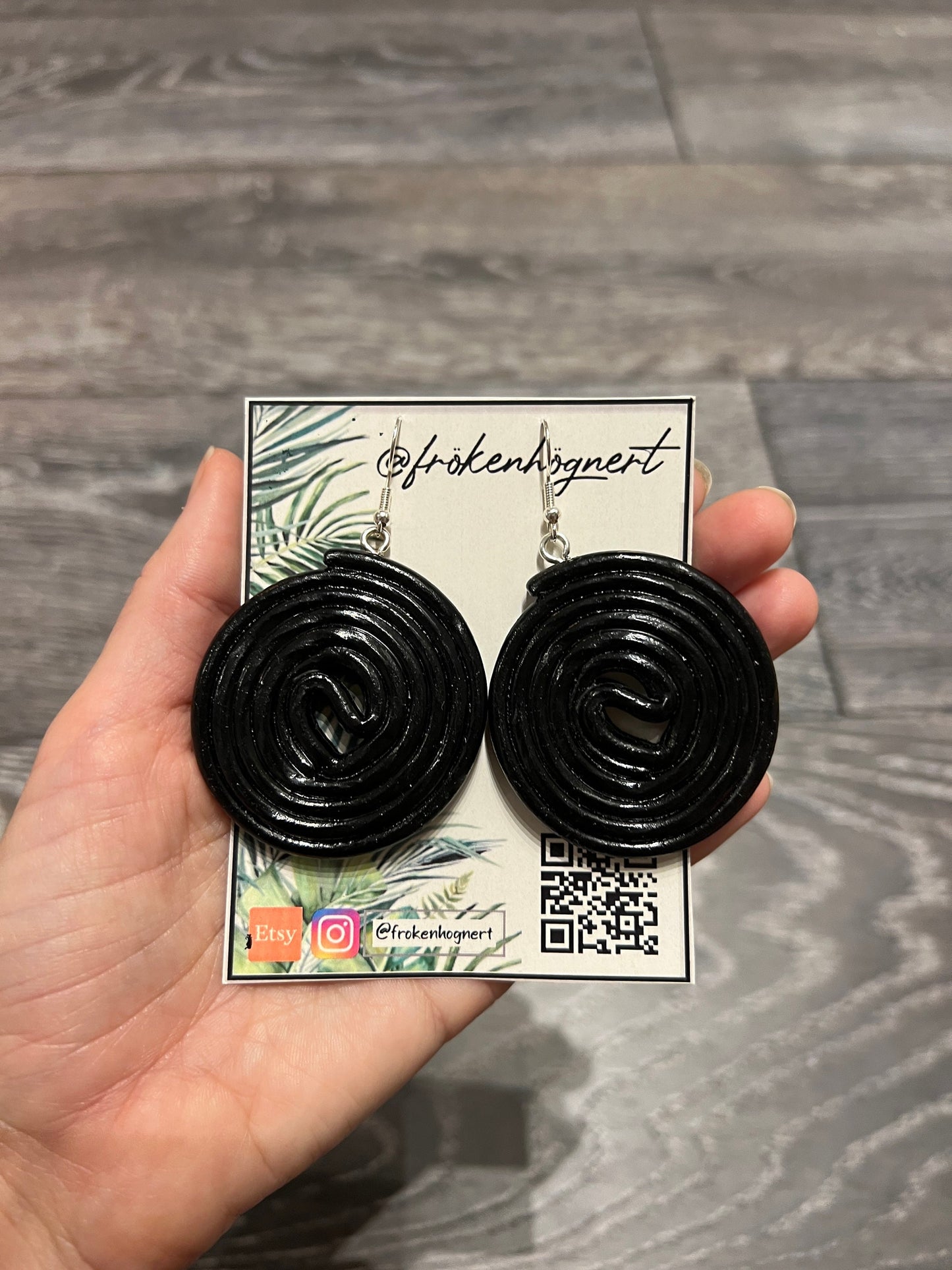 Candy rotella earrings / - Resin earrings