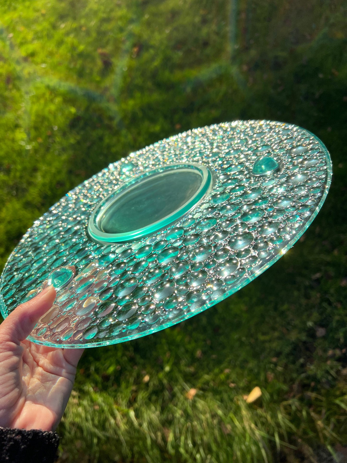Bubbly tray/ cake stand silicone mold / Resin mold
