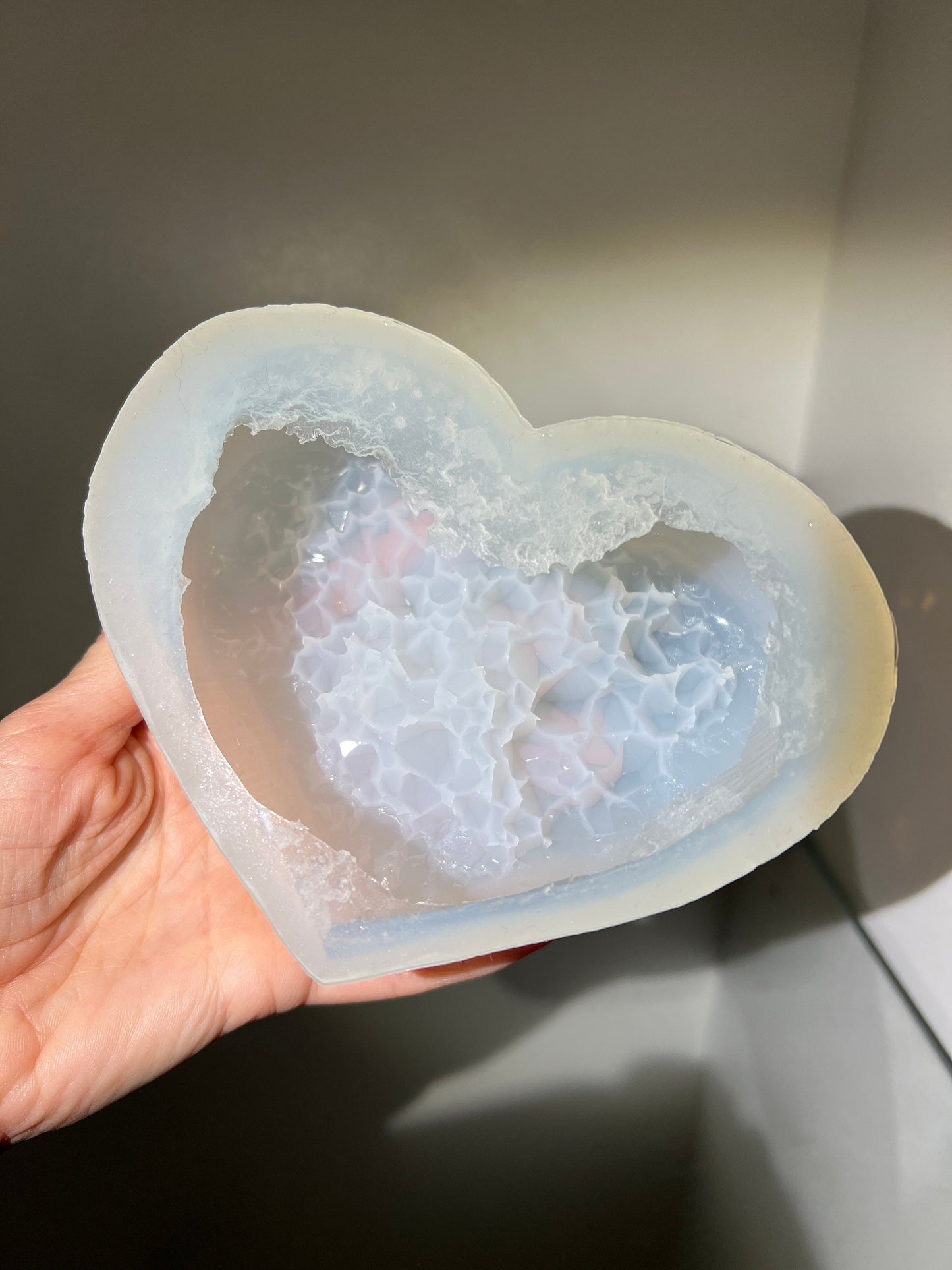 Crystal heart silicone mold / Resin mold
