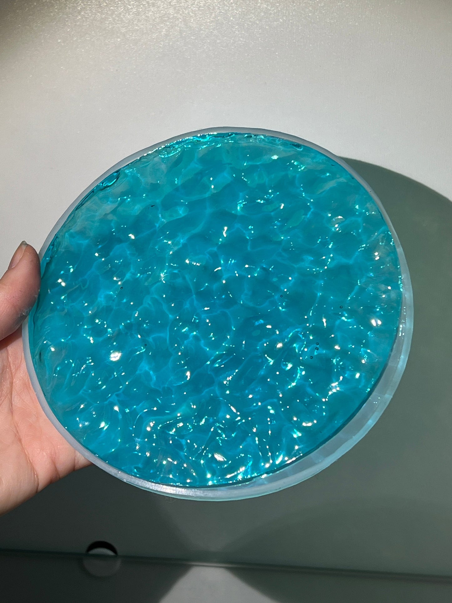Vatten-inspirerad silikonform 13 cm Rund