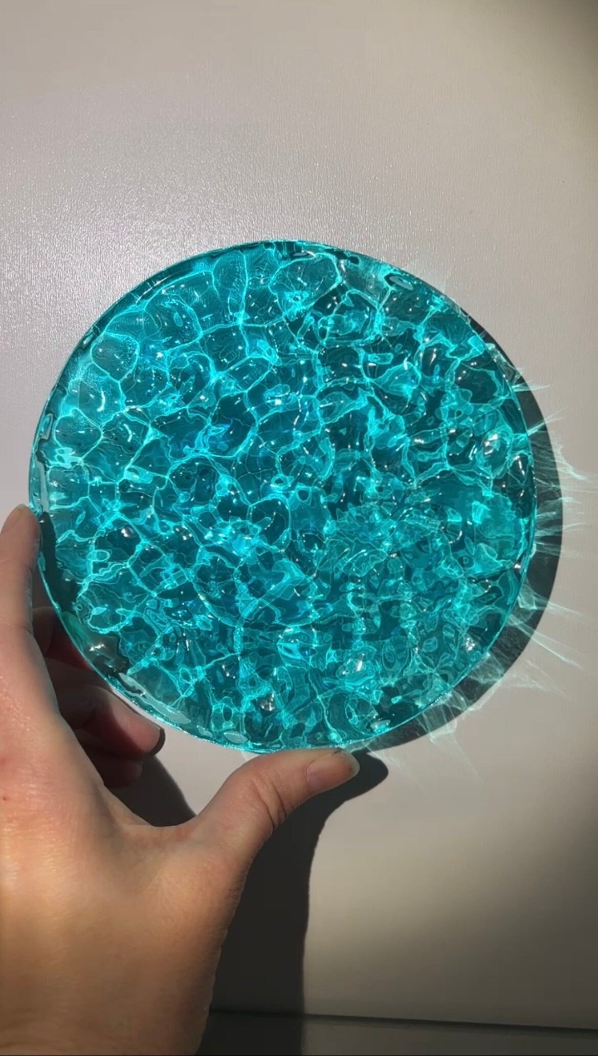 Vatten-inspirerad silikonform 13 cm Rund