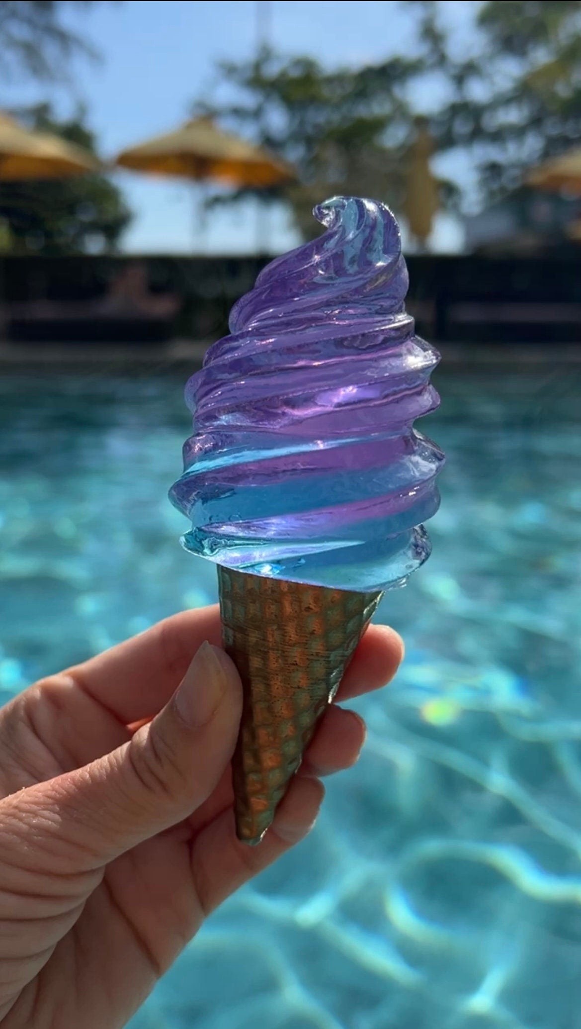 MOLD - soft ice cream + cone silicone mold / Resin mold