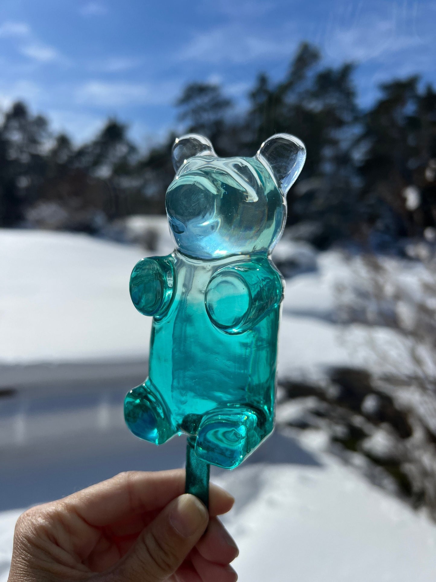 Popsicle Gummybear silicone mold / Resin mold