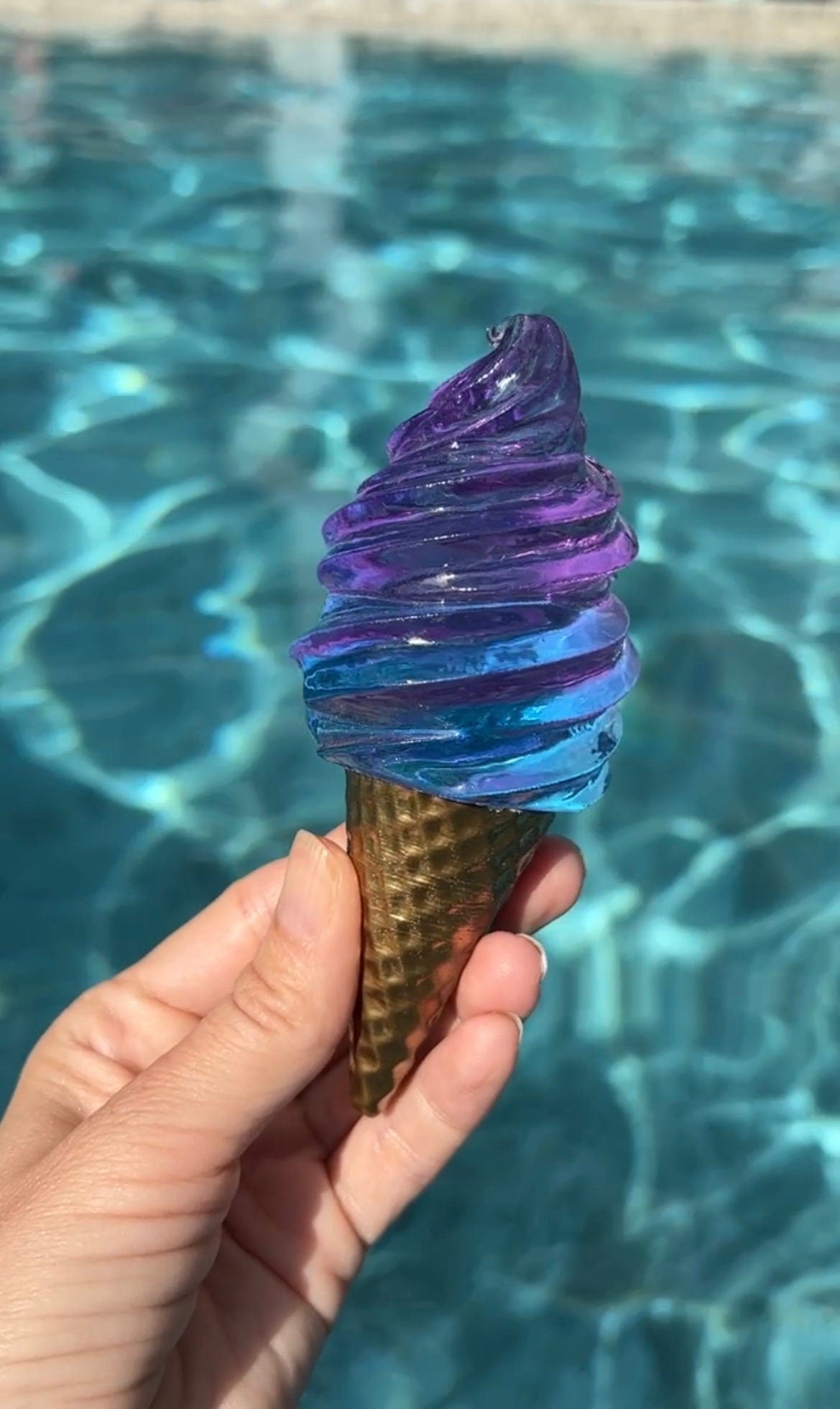 MOLD - soft ice cream + cone silicone mold / Resin mold