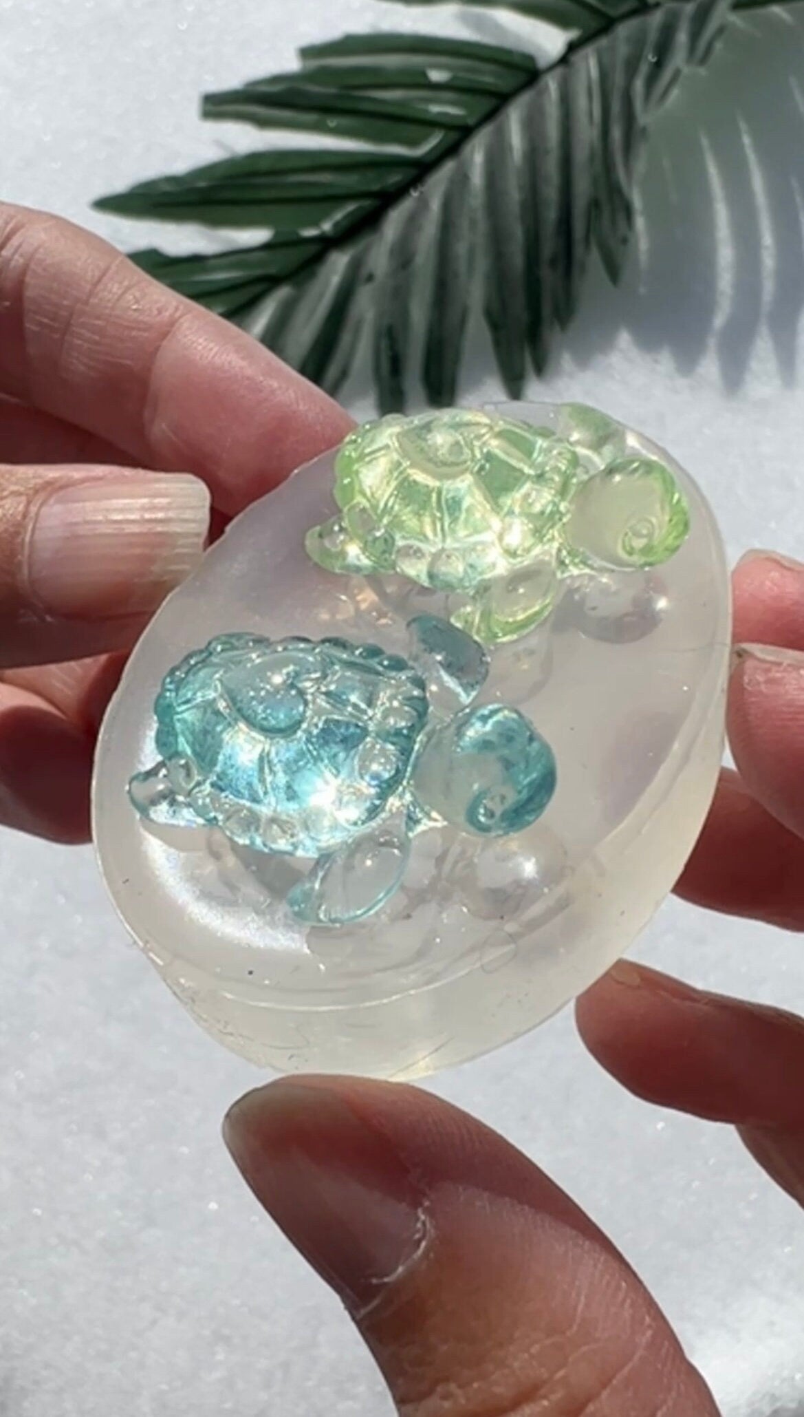 2 mini Turtle silicone mold / Resin molds