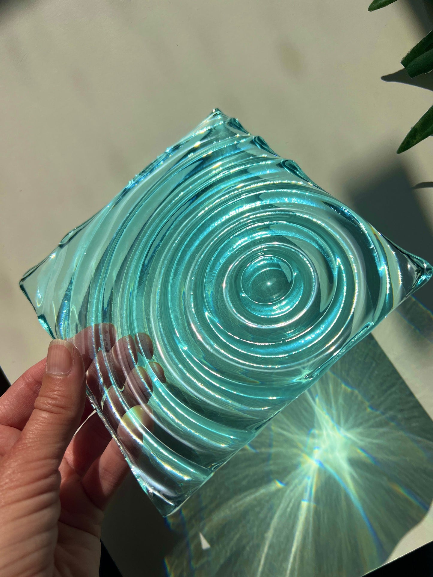 Vatten rippelstruktur silikonform / Resin form