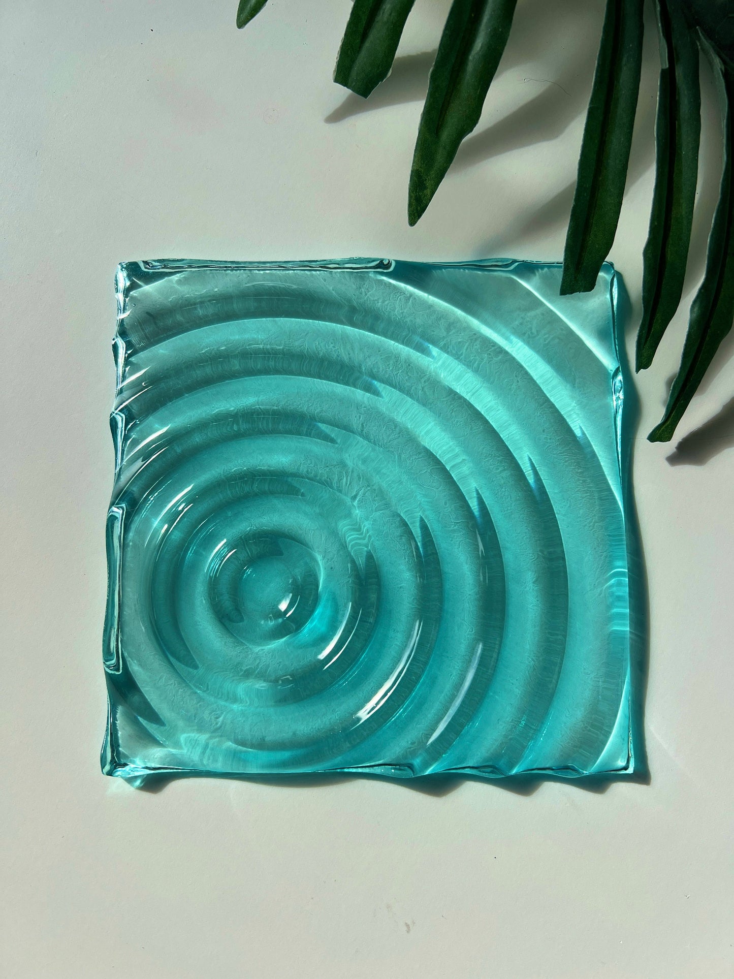 Vatten rippelstruktur silikonform / Resin form