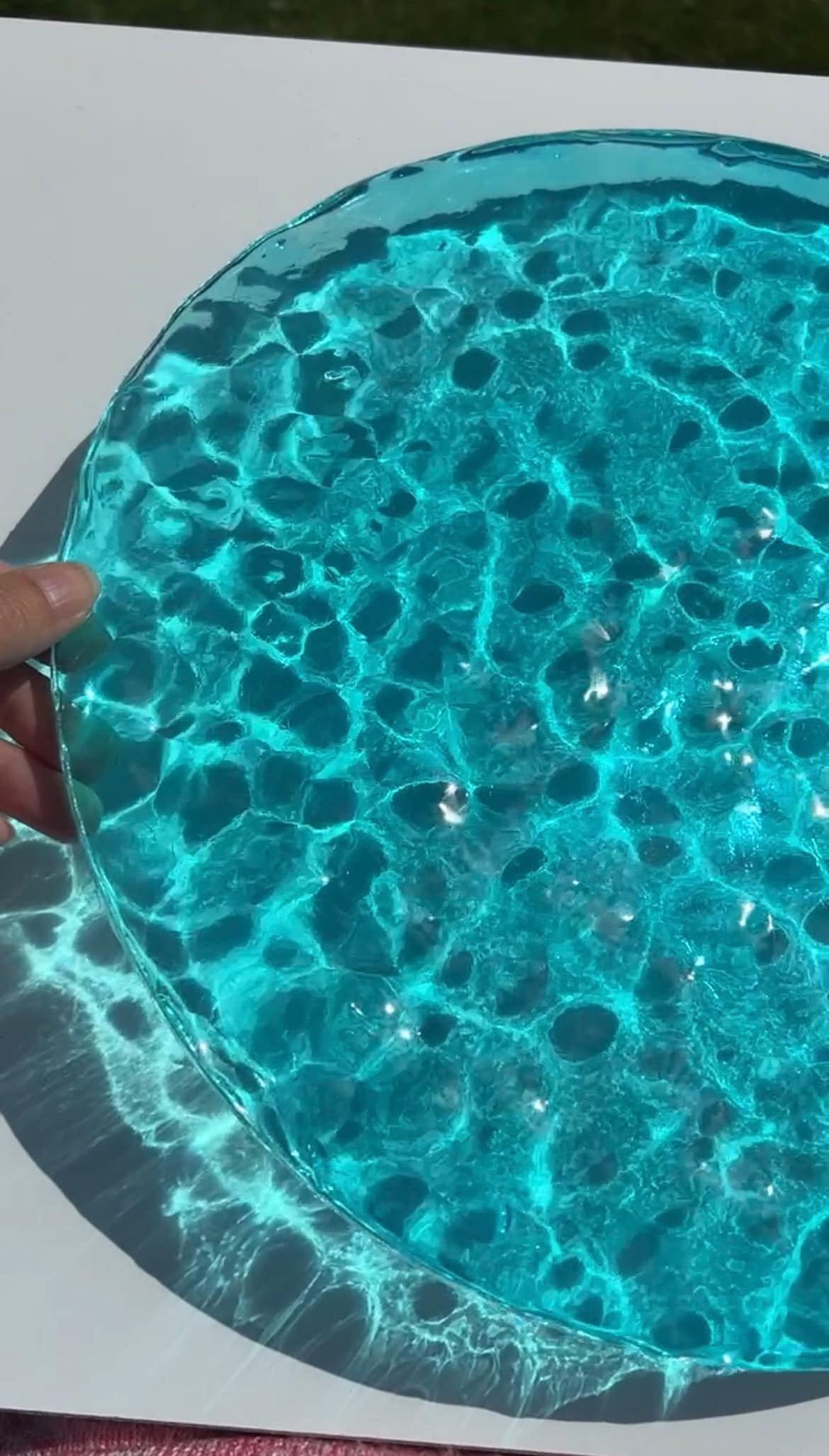Big Water ripple silicone mold 30 cm / Resin mold