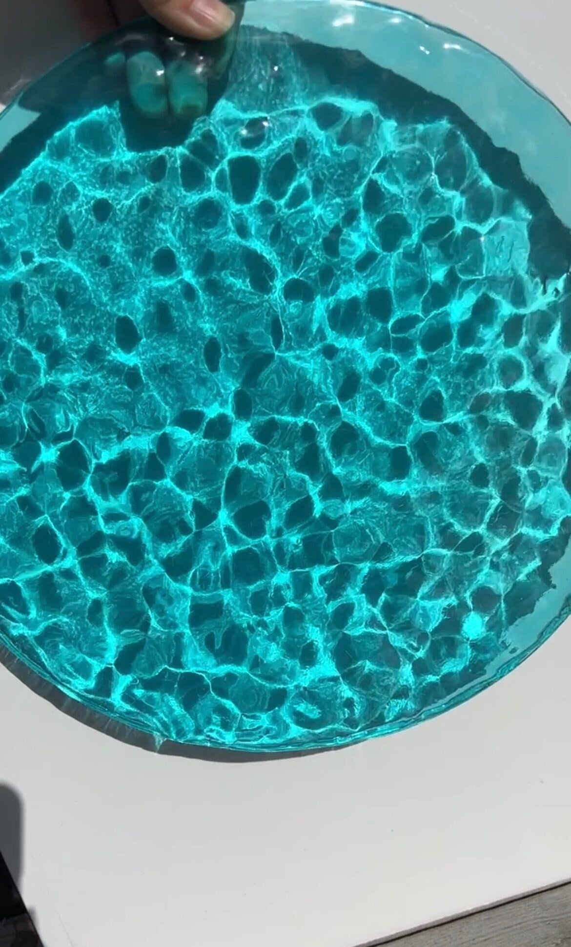Big Water ripple silicone mold 30 cm / Resin mold