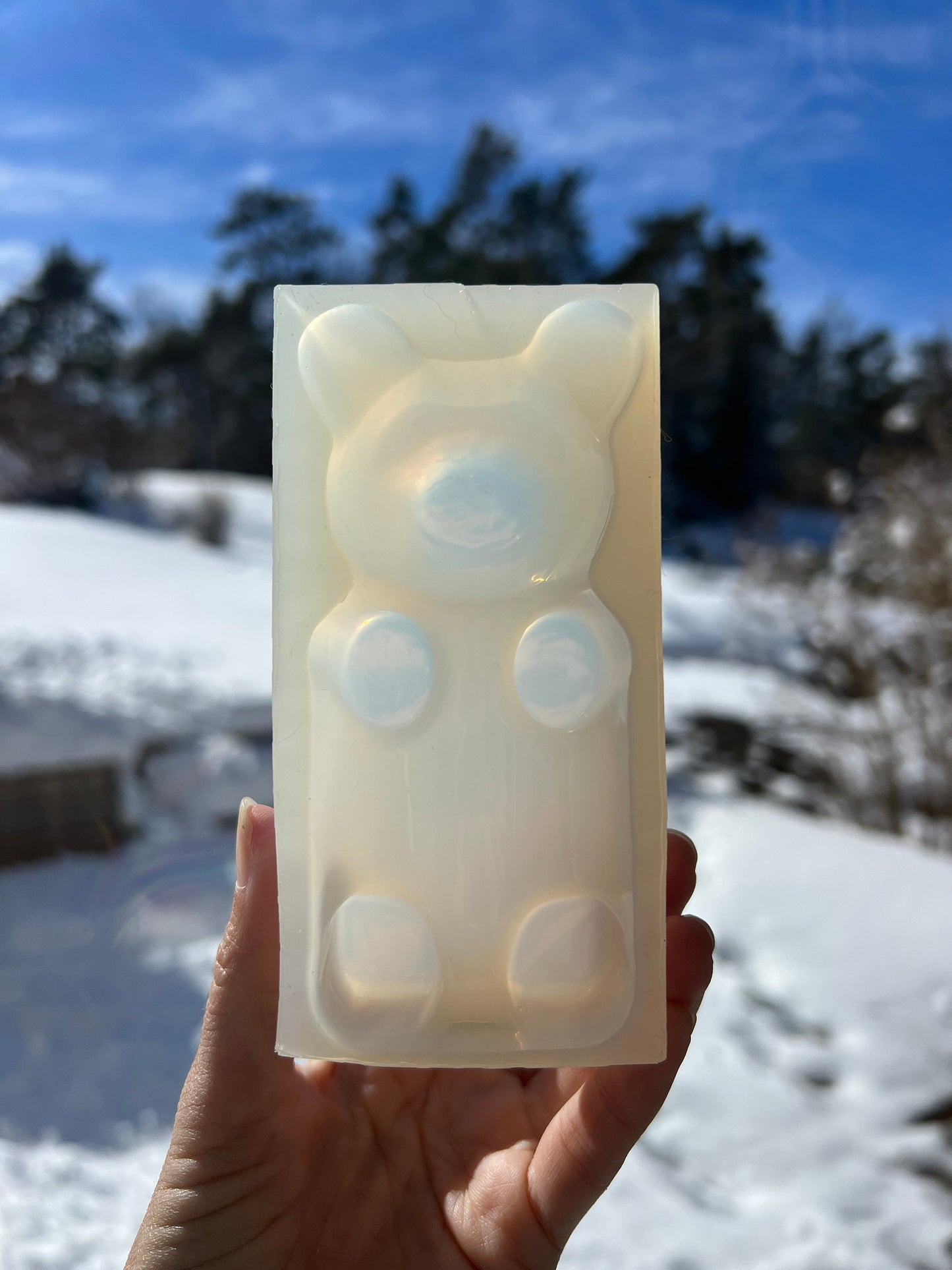 Popsicle Gummybear silicone mold / Resin mold
