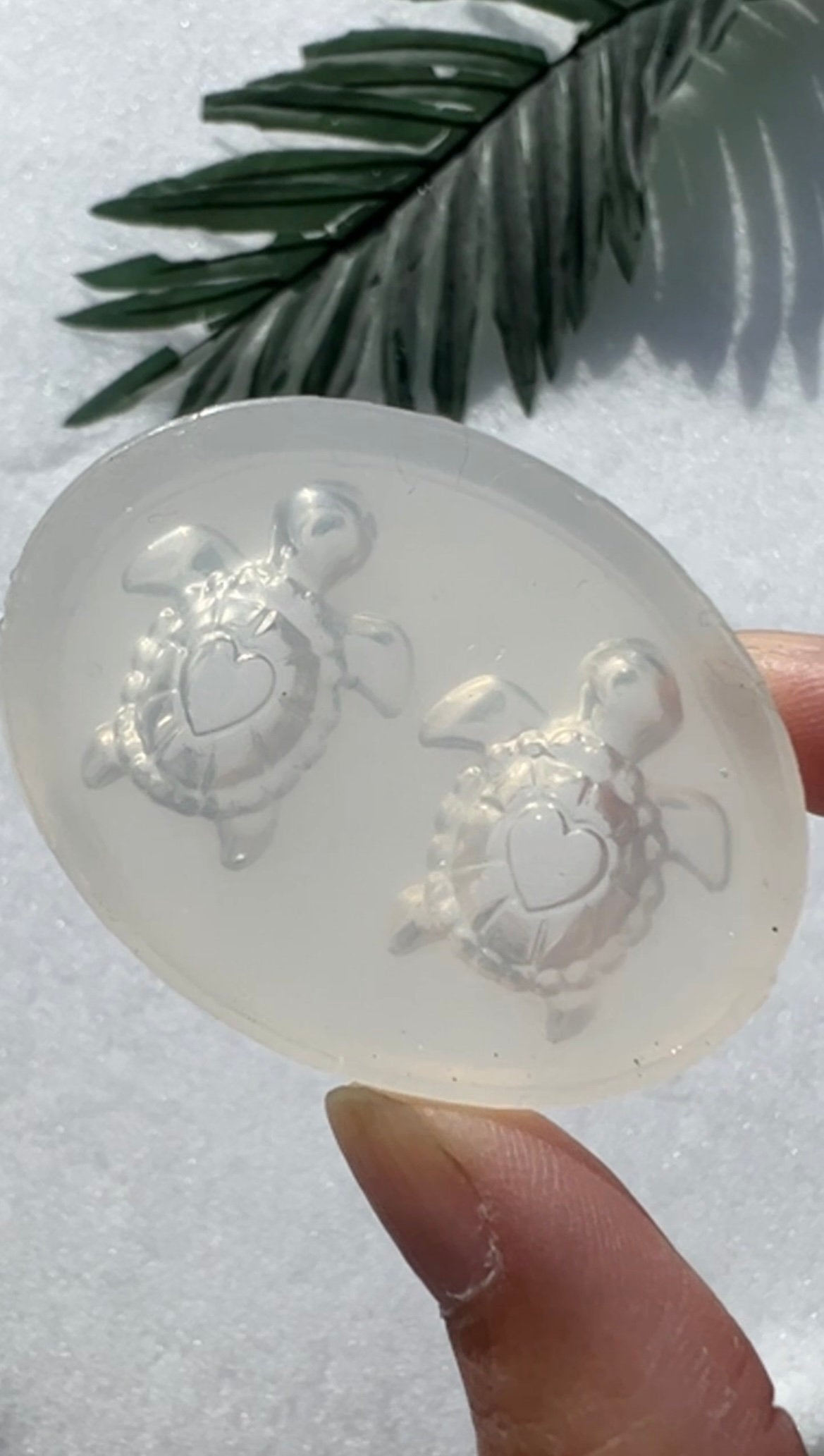 2 mini Turtle silicone mold / Resin molds