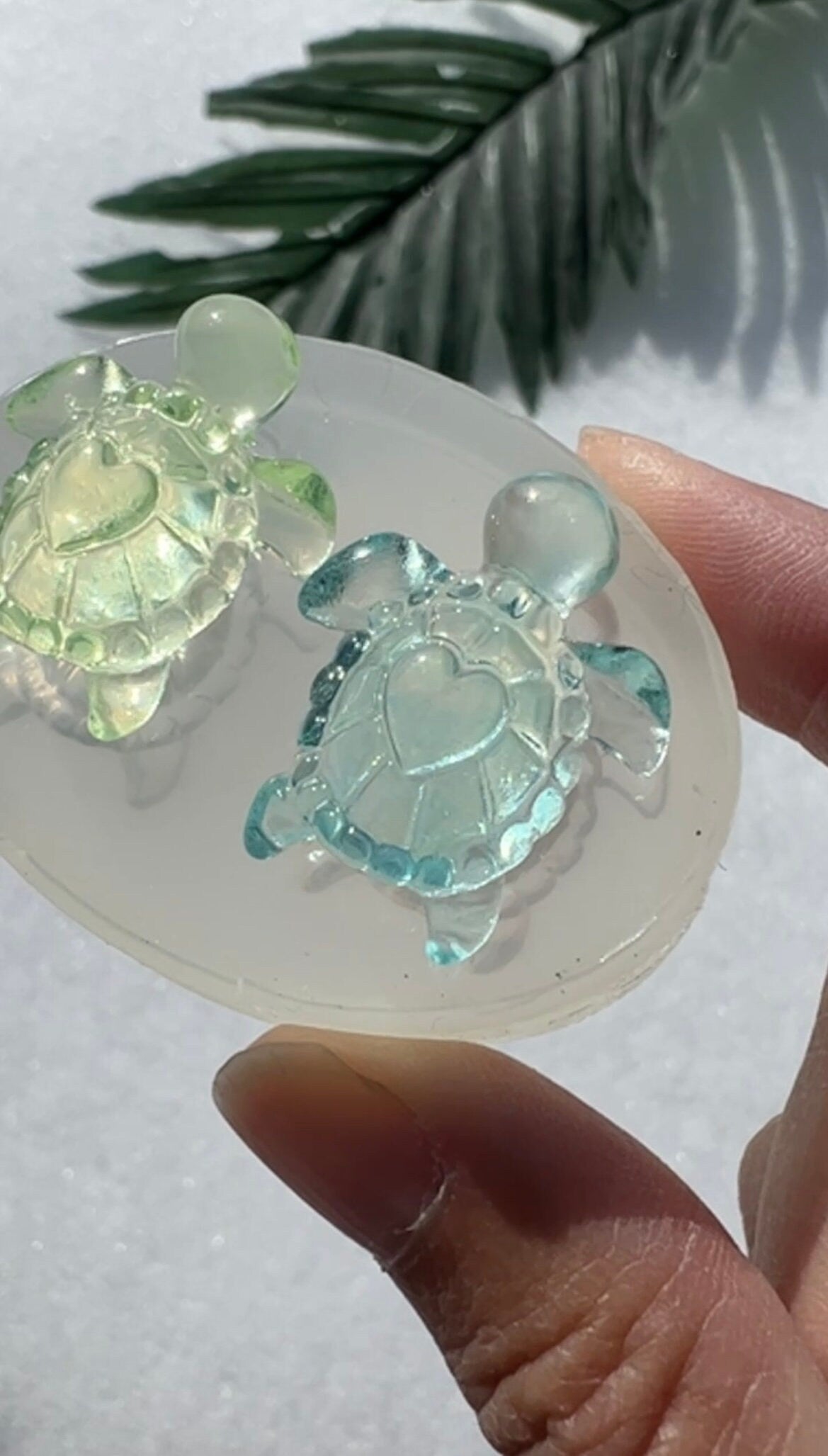 2 mini Turtle silicone mold / Resin molds