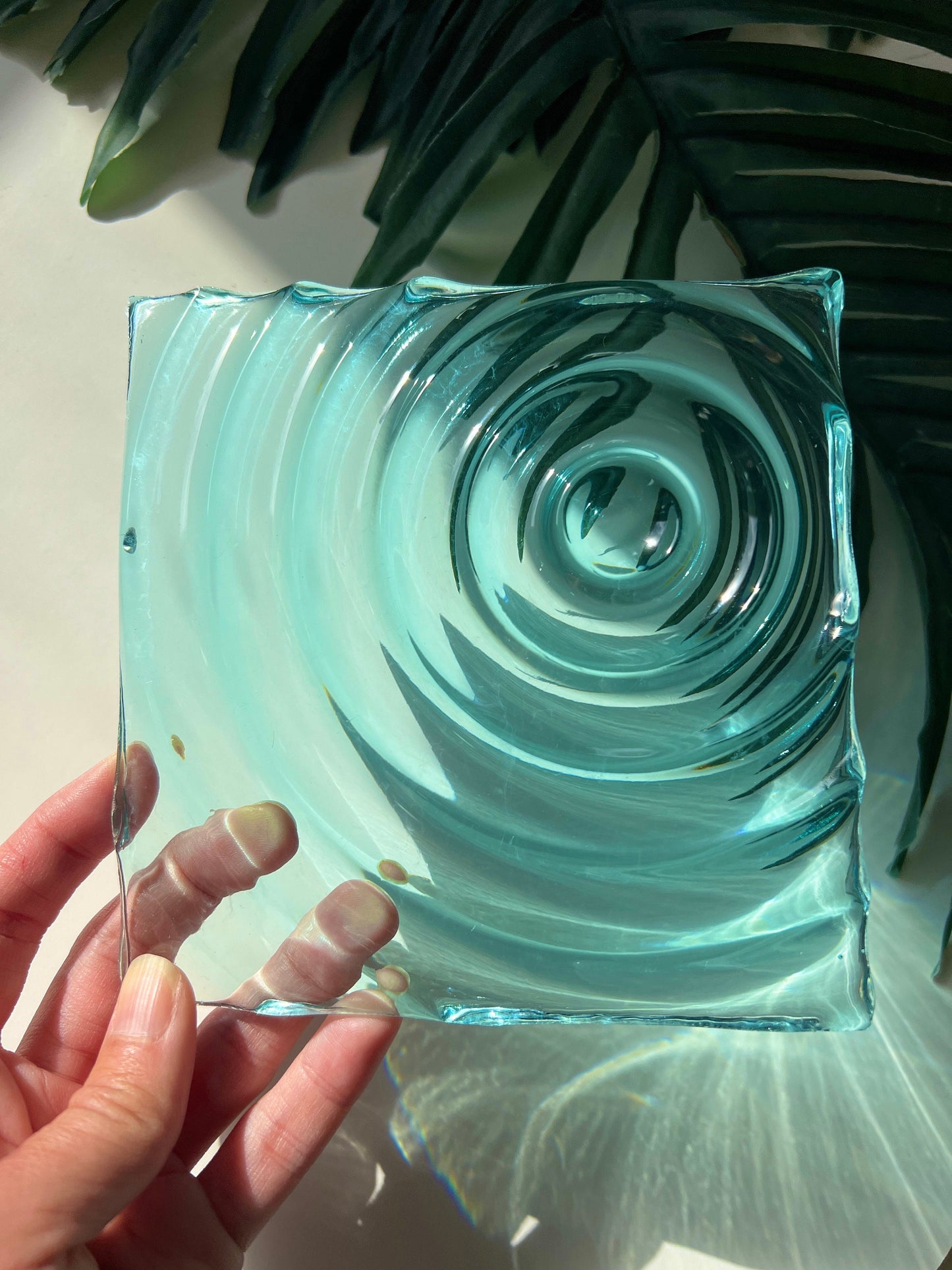 Vatten rippelstruktur silikonform / Resin form