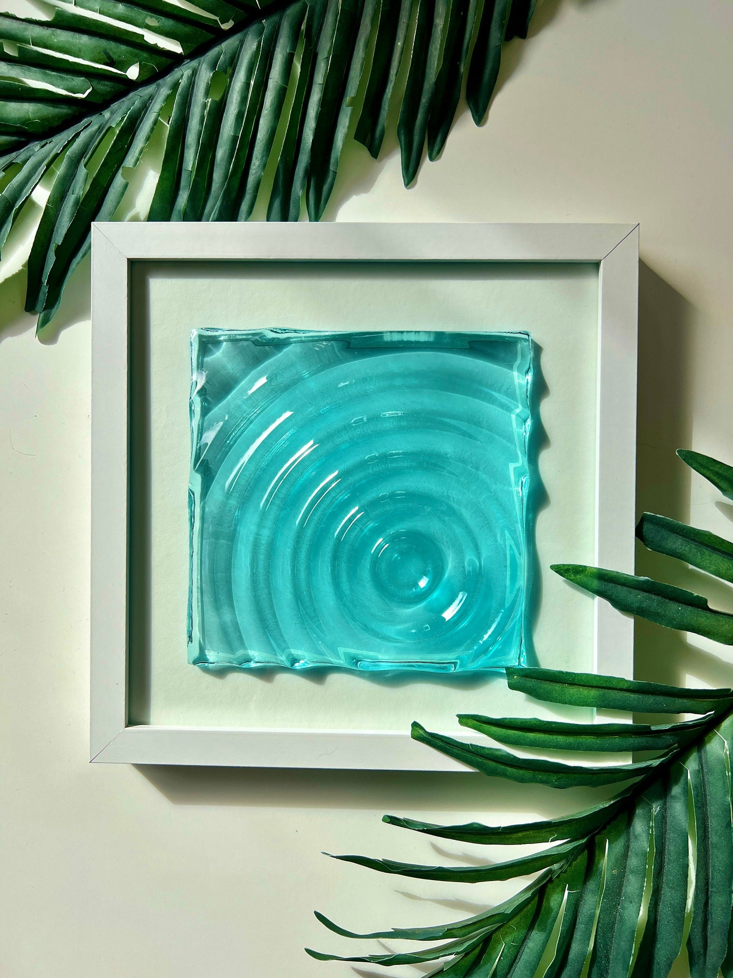 Vatten rippelstruktur silikonform / Resin form