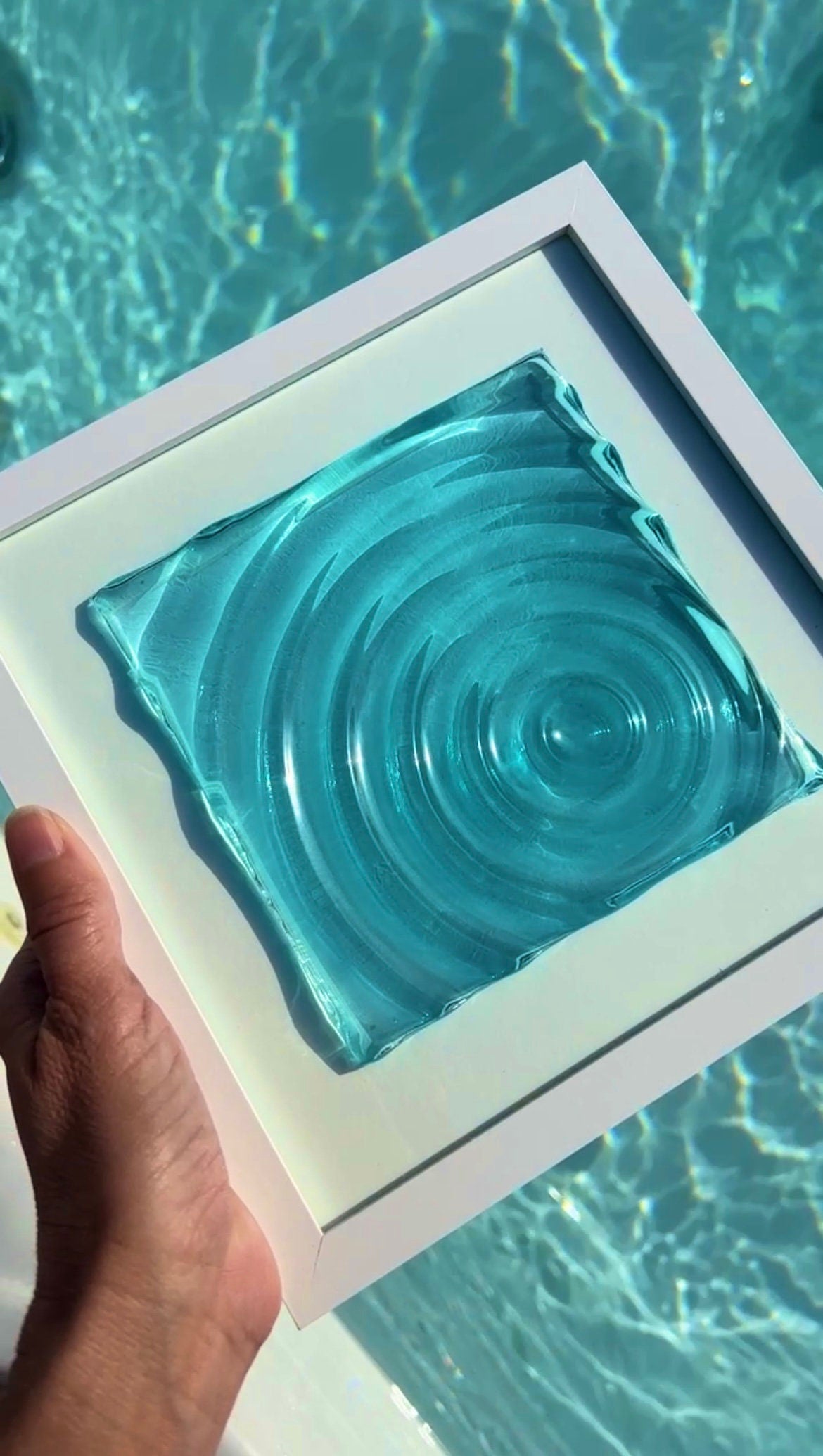 Vatten inspirerad tavla - *Ocean art*