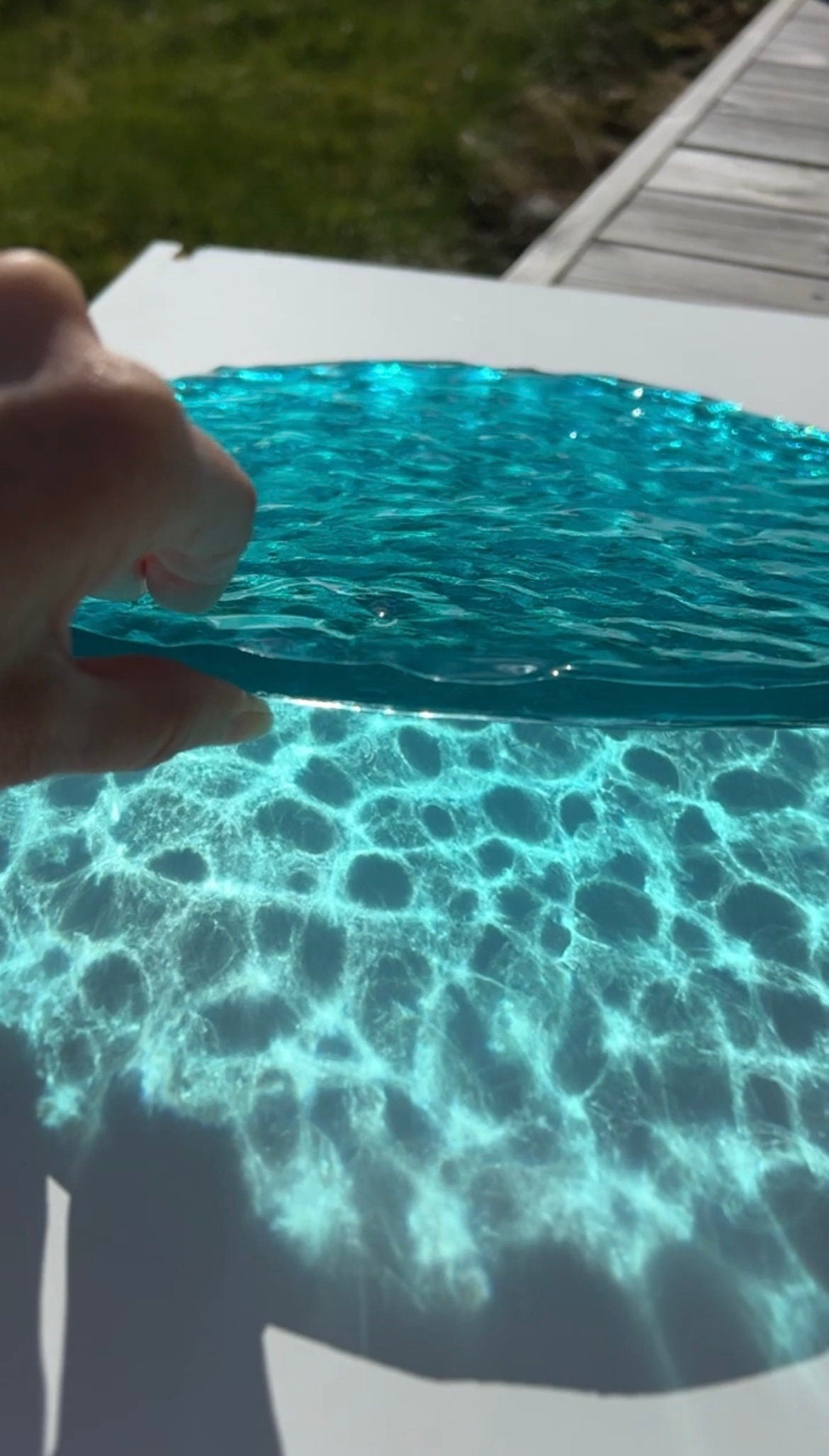 Vatten inspirerad konst 30 cm - Ocean art